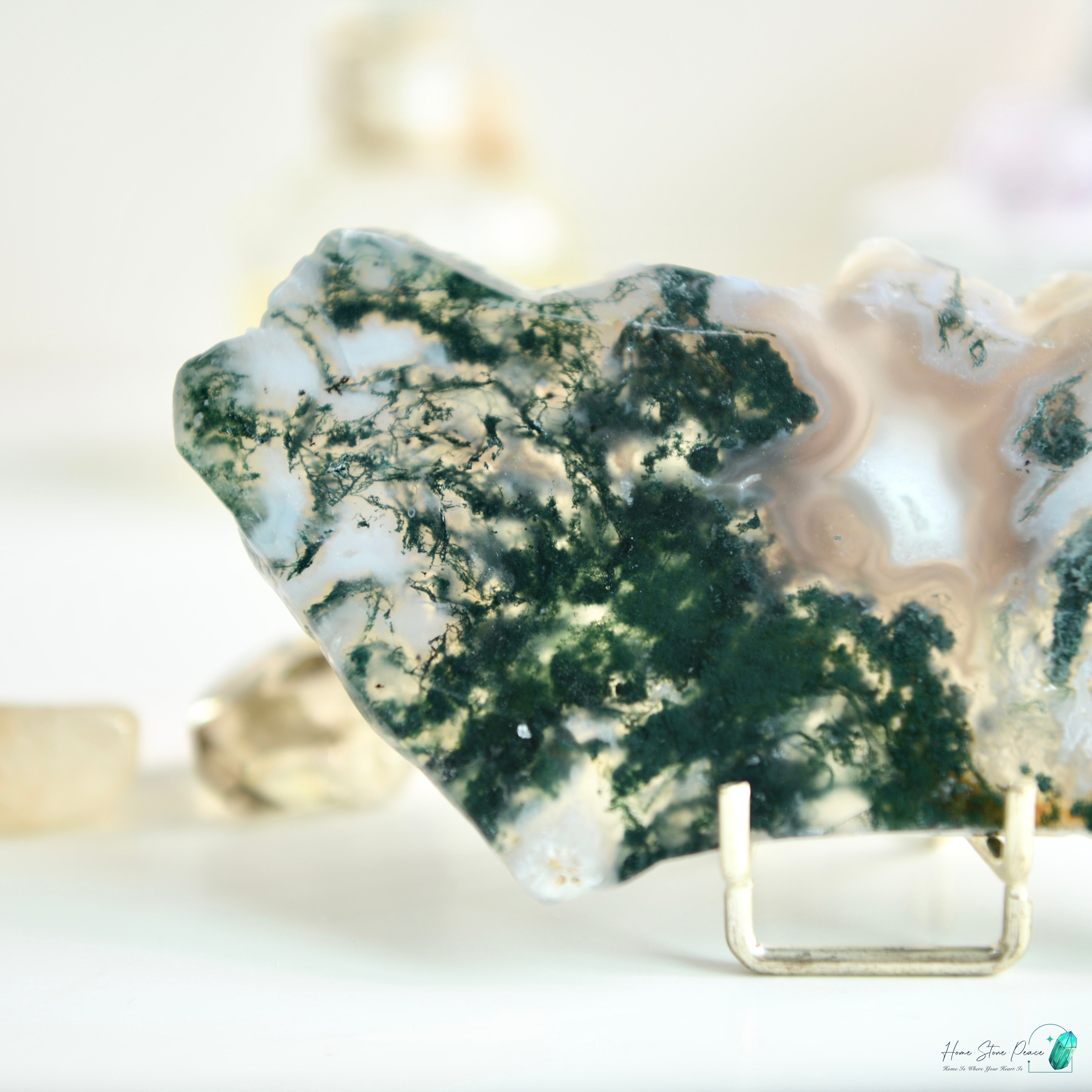 水草瑪瑙片 Moss Agate Slab