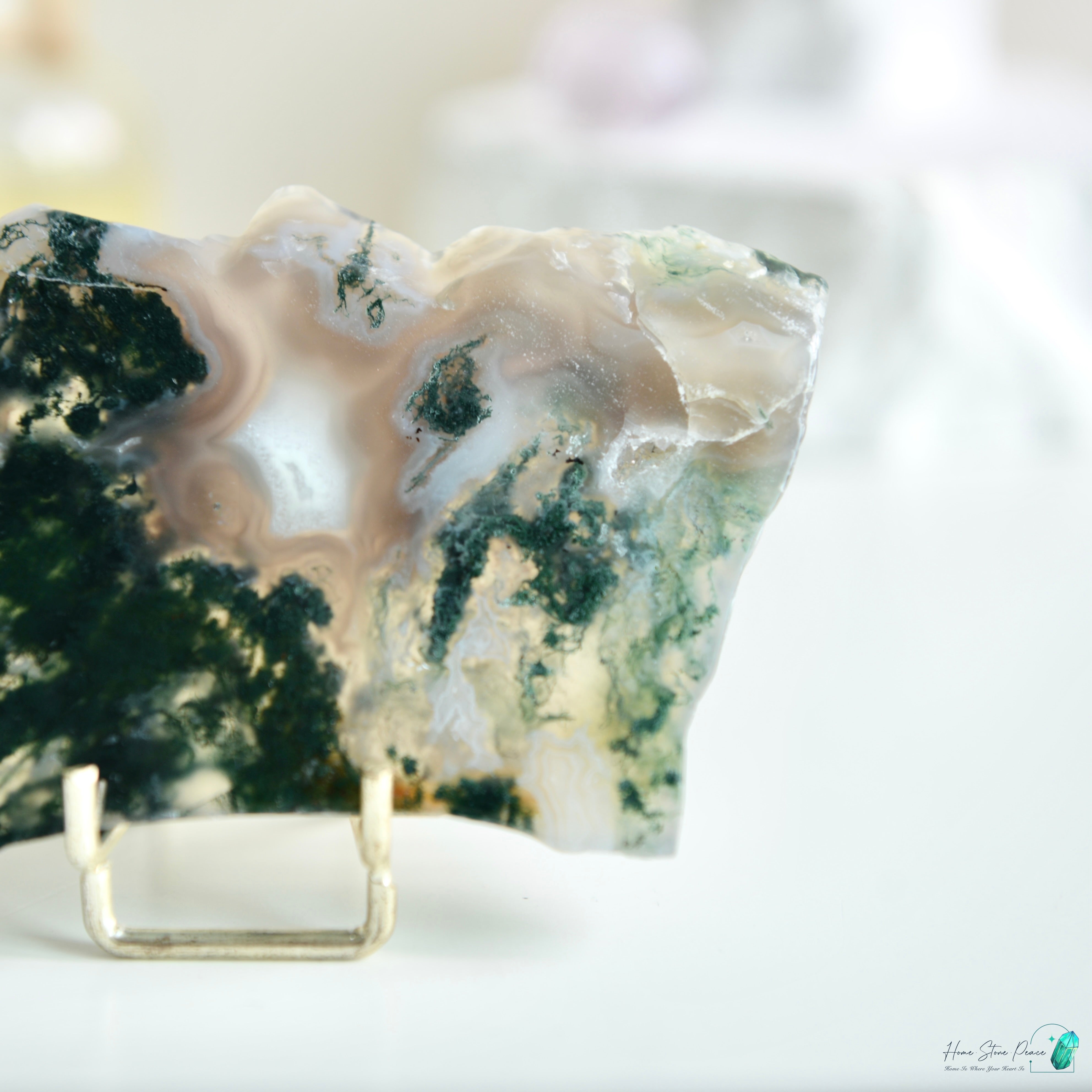 水草瑪瑙片 Moss Agate Slab