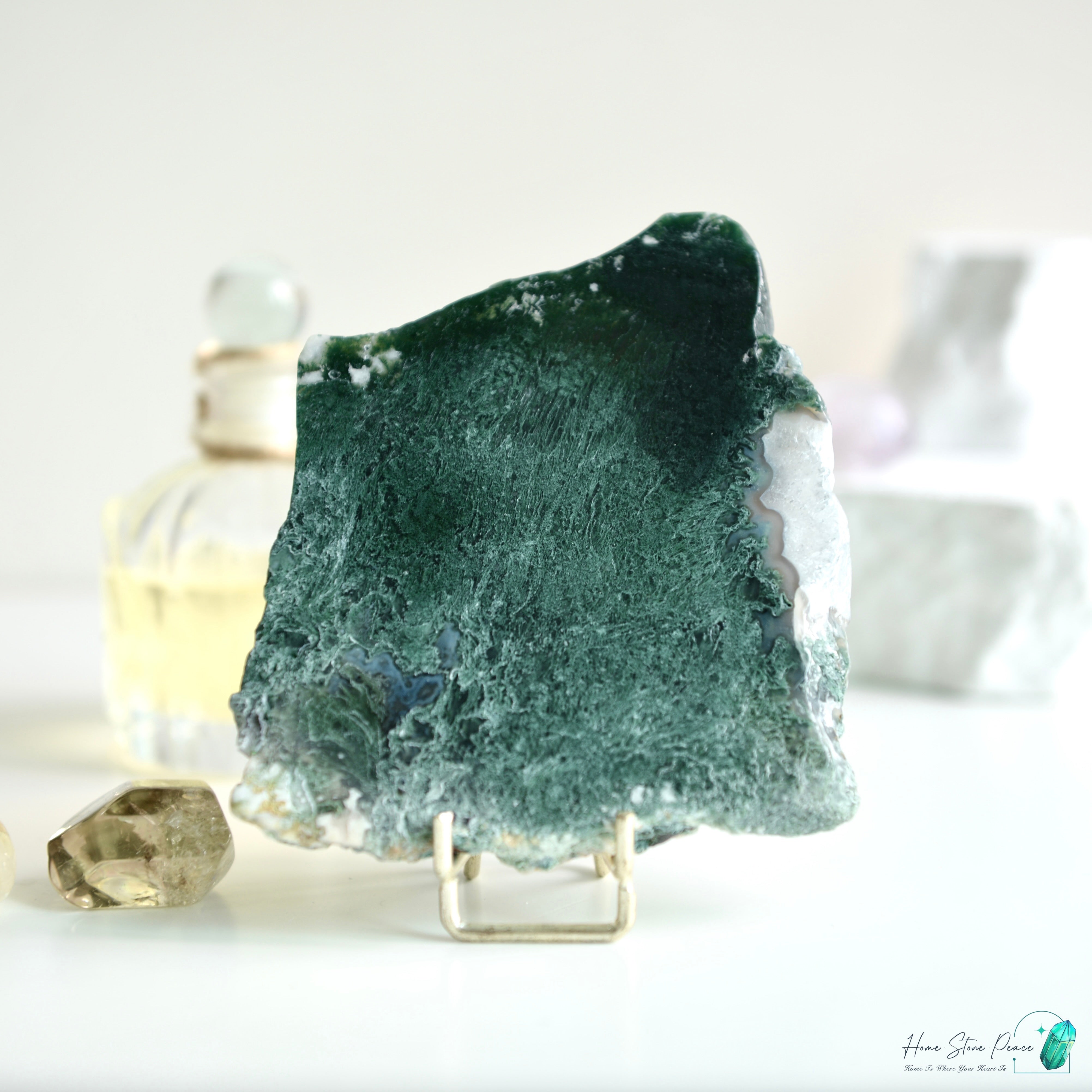 水草瑪瑙片 Moss Agate Slab