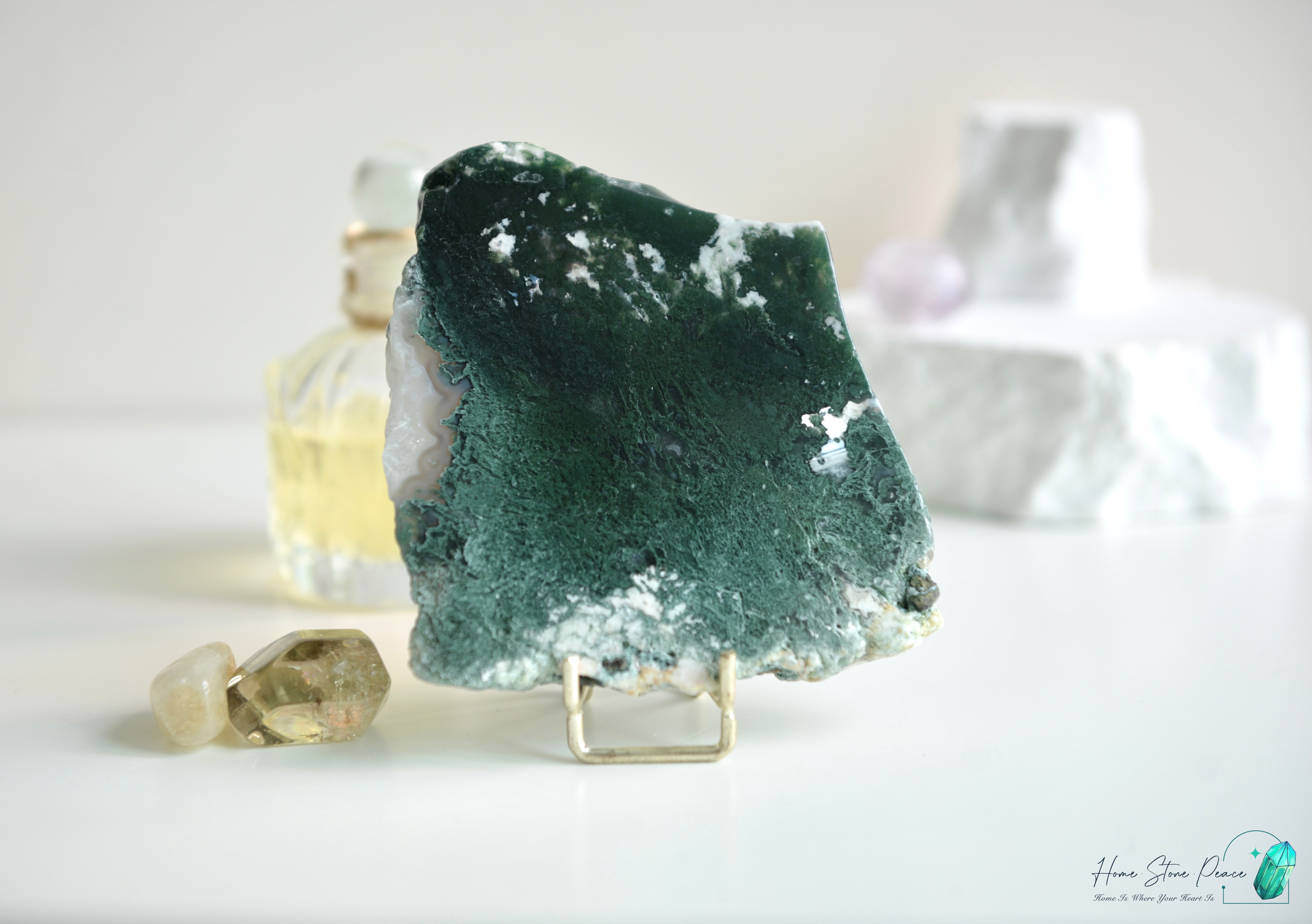 水草瑪瑙片 Moss Agate Slab