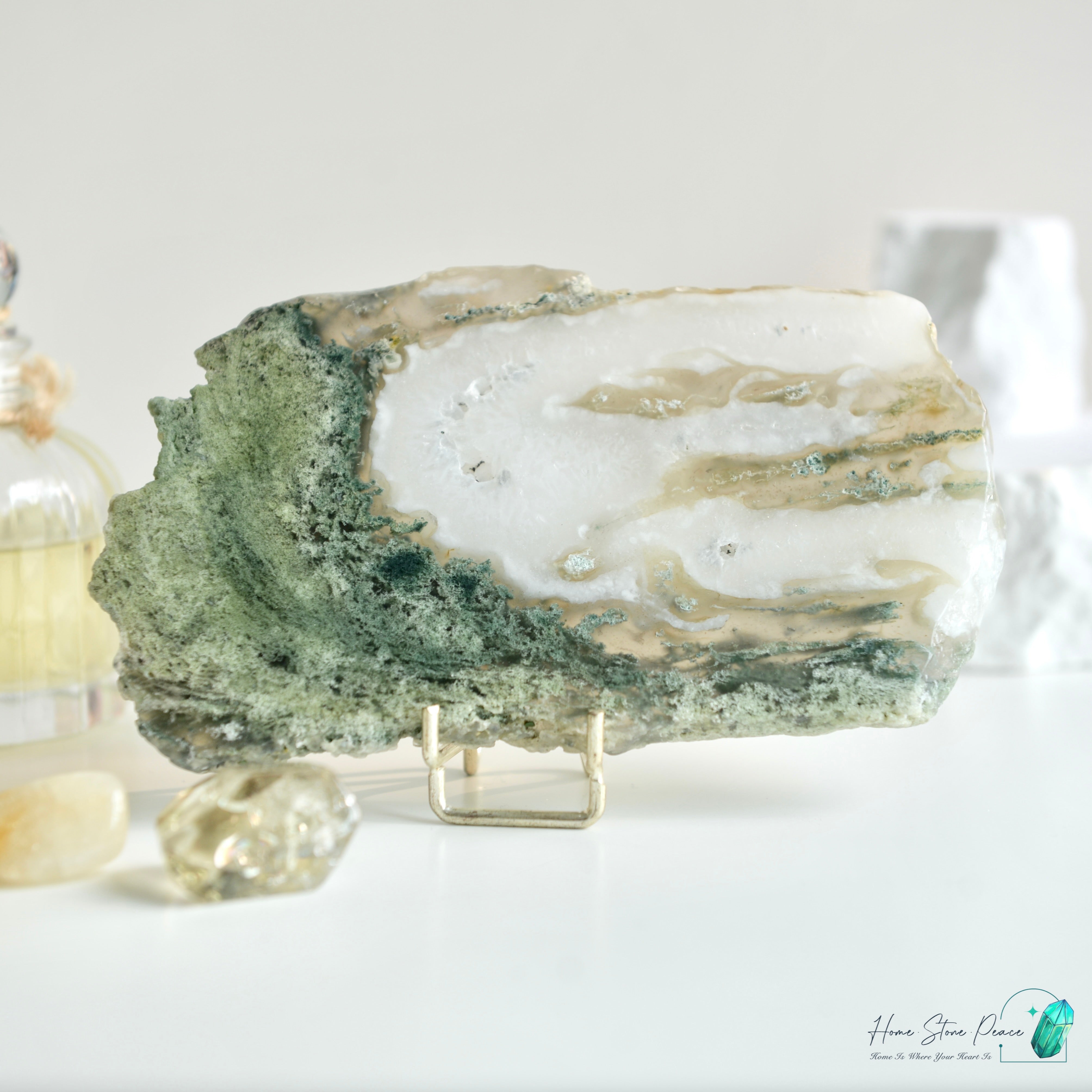 水草瑪瑙片 Moss Agate Slab