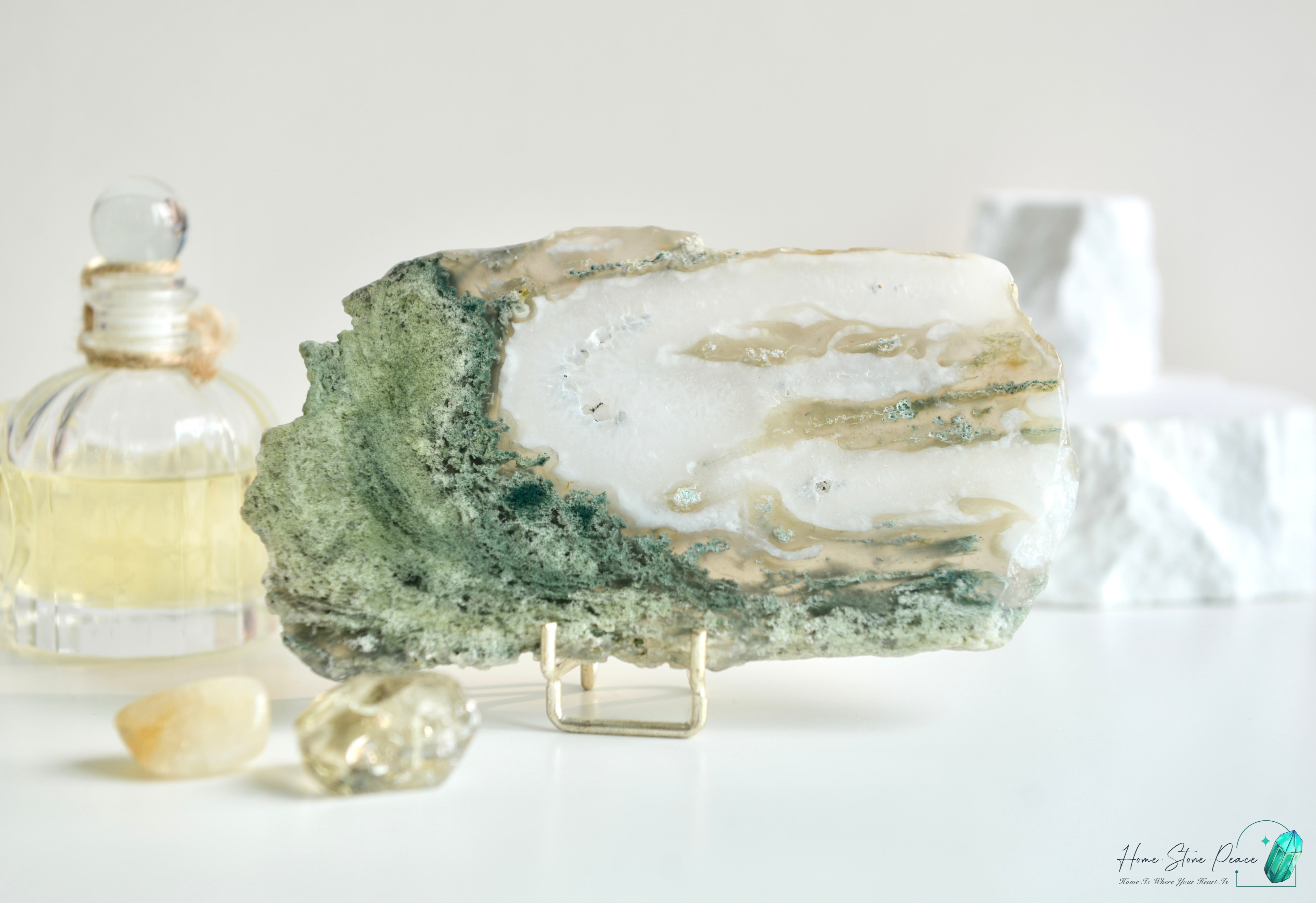 水草瑪瑙片 Moss Agate Slab