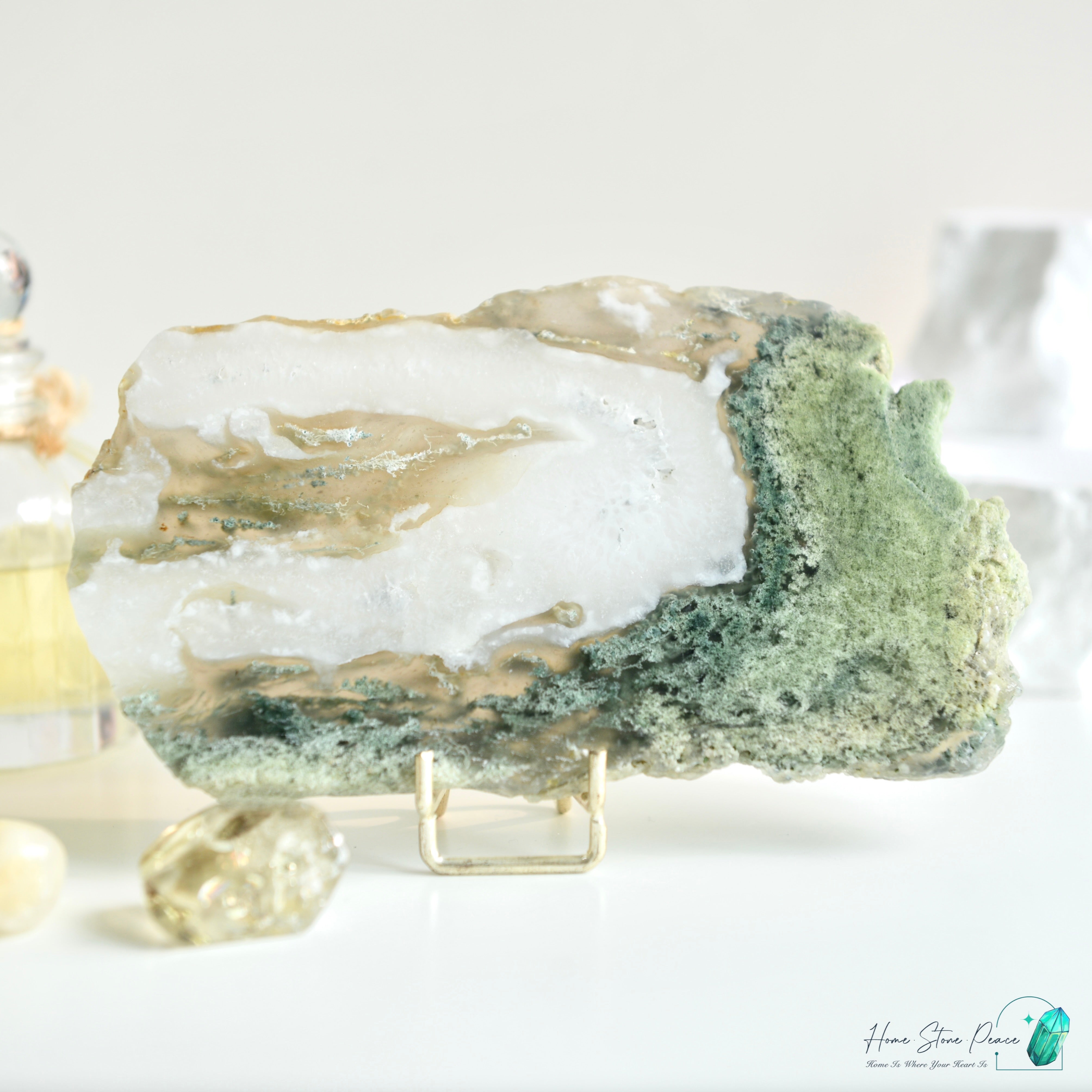 水草瑪瑙片 Moss Agate Slab