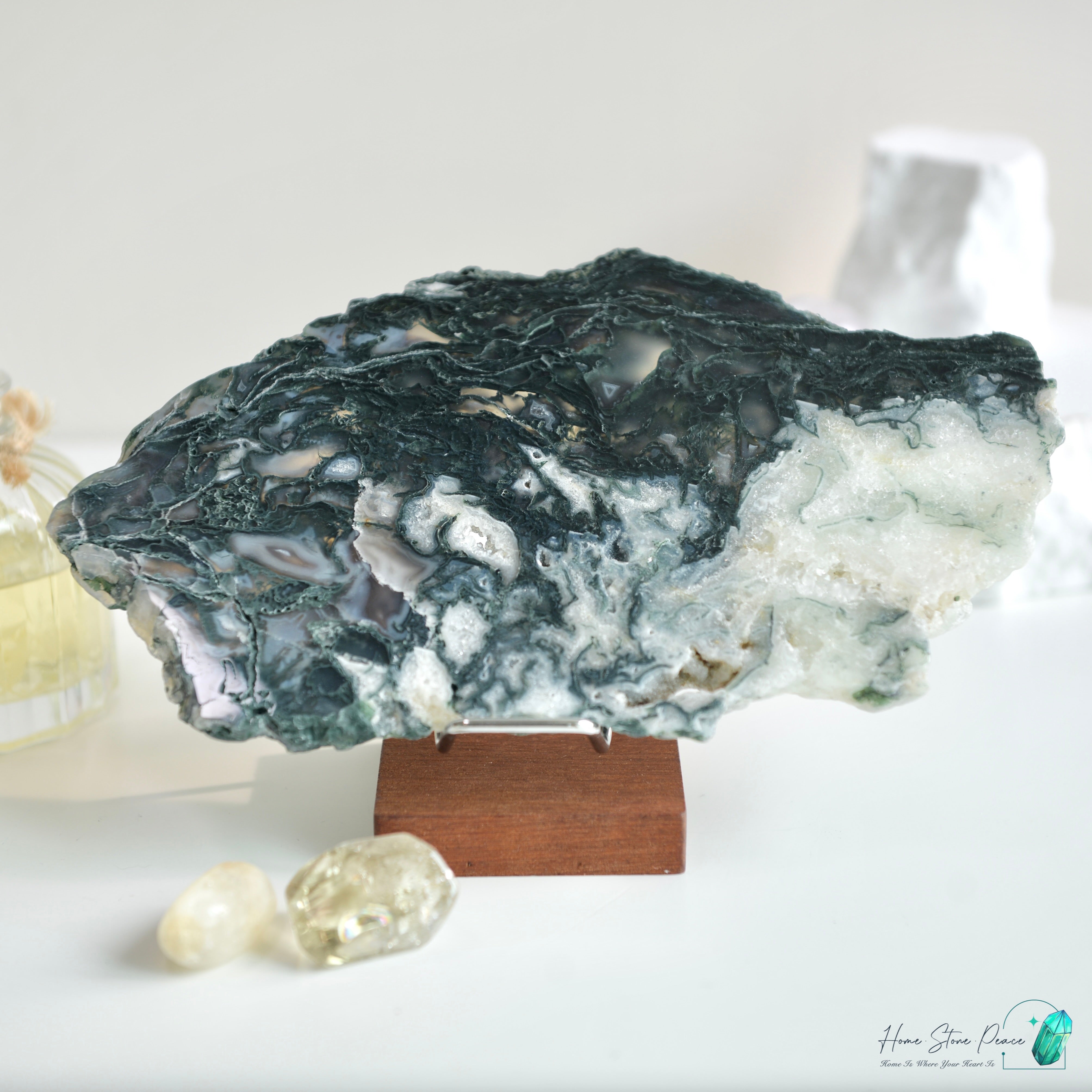 水草瑪瑙片 Moss Agate Slab