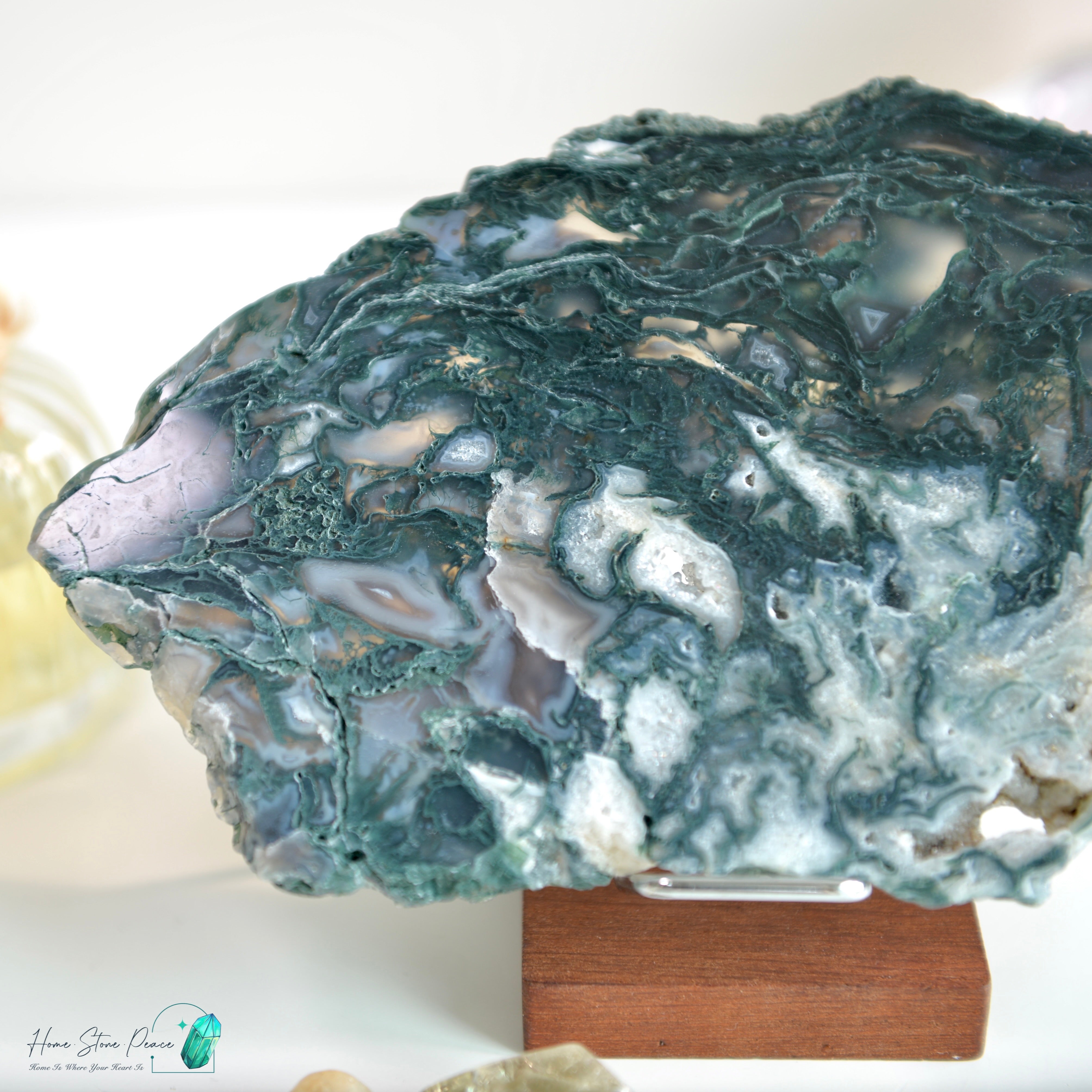 水草瑪瑙片 Moss Agate Slab