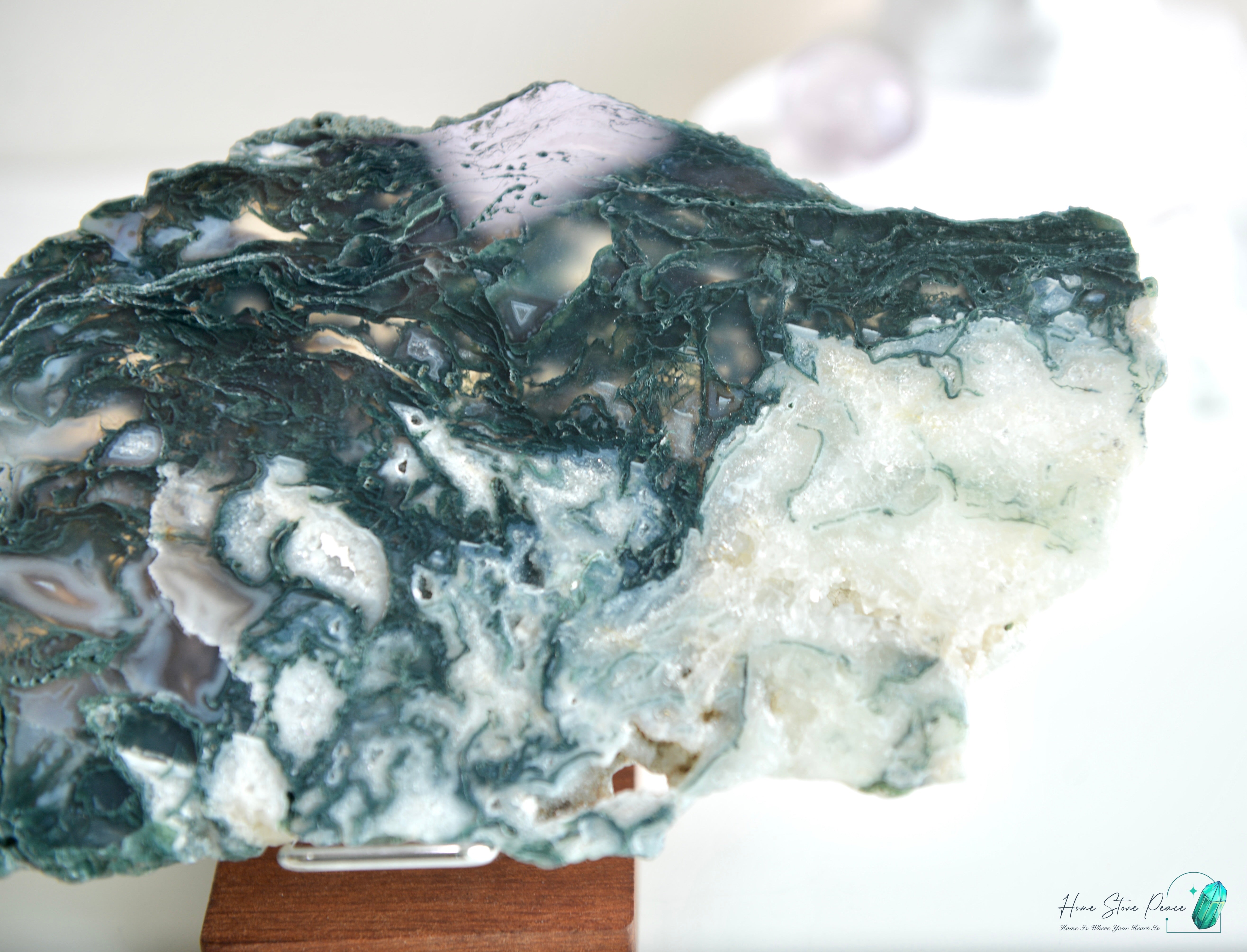 水草瑪瑙片 Moss Agate Slab
