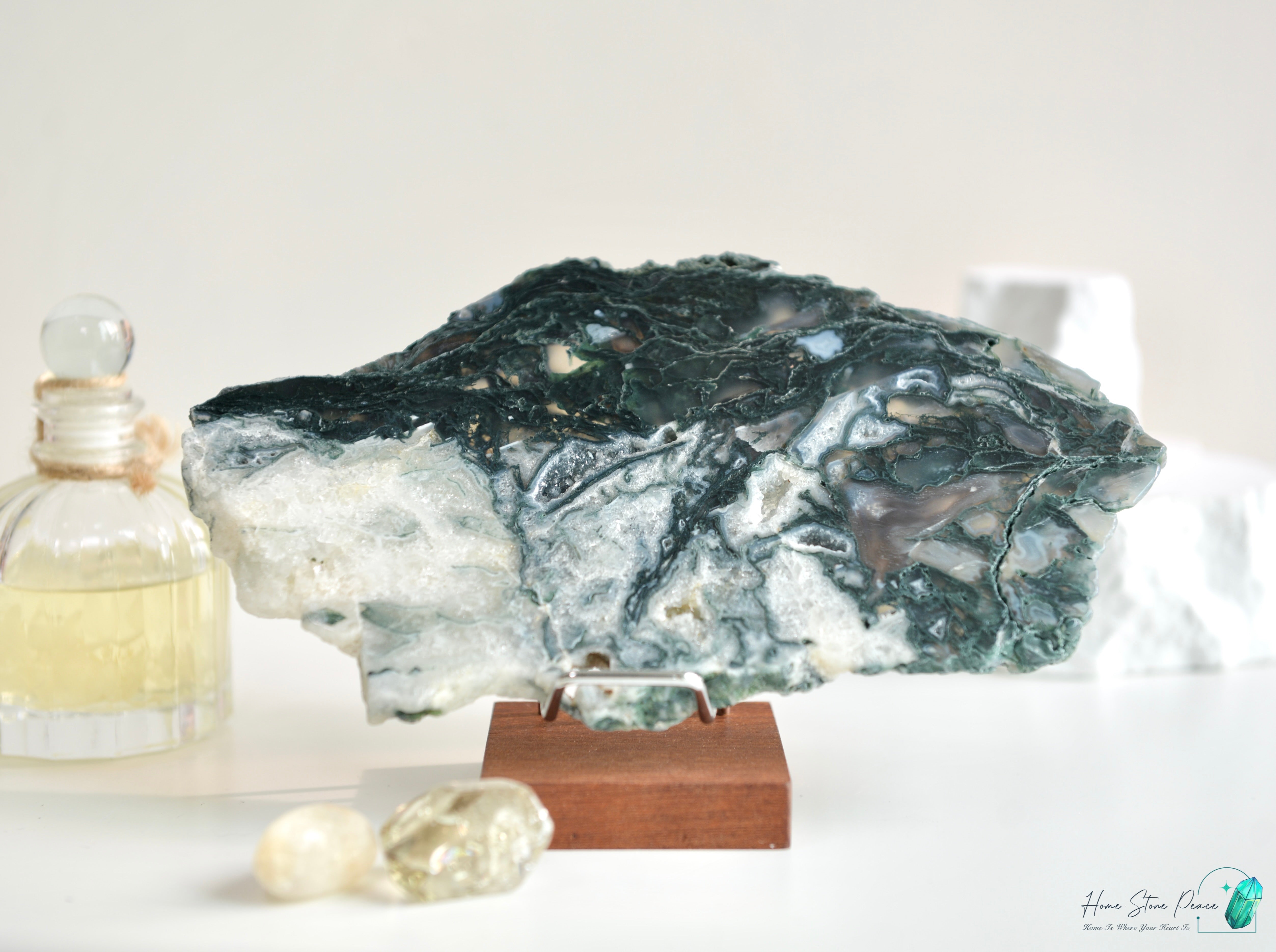 水草瑪瑙片 Moss Agate Slab