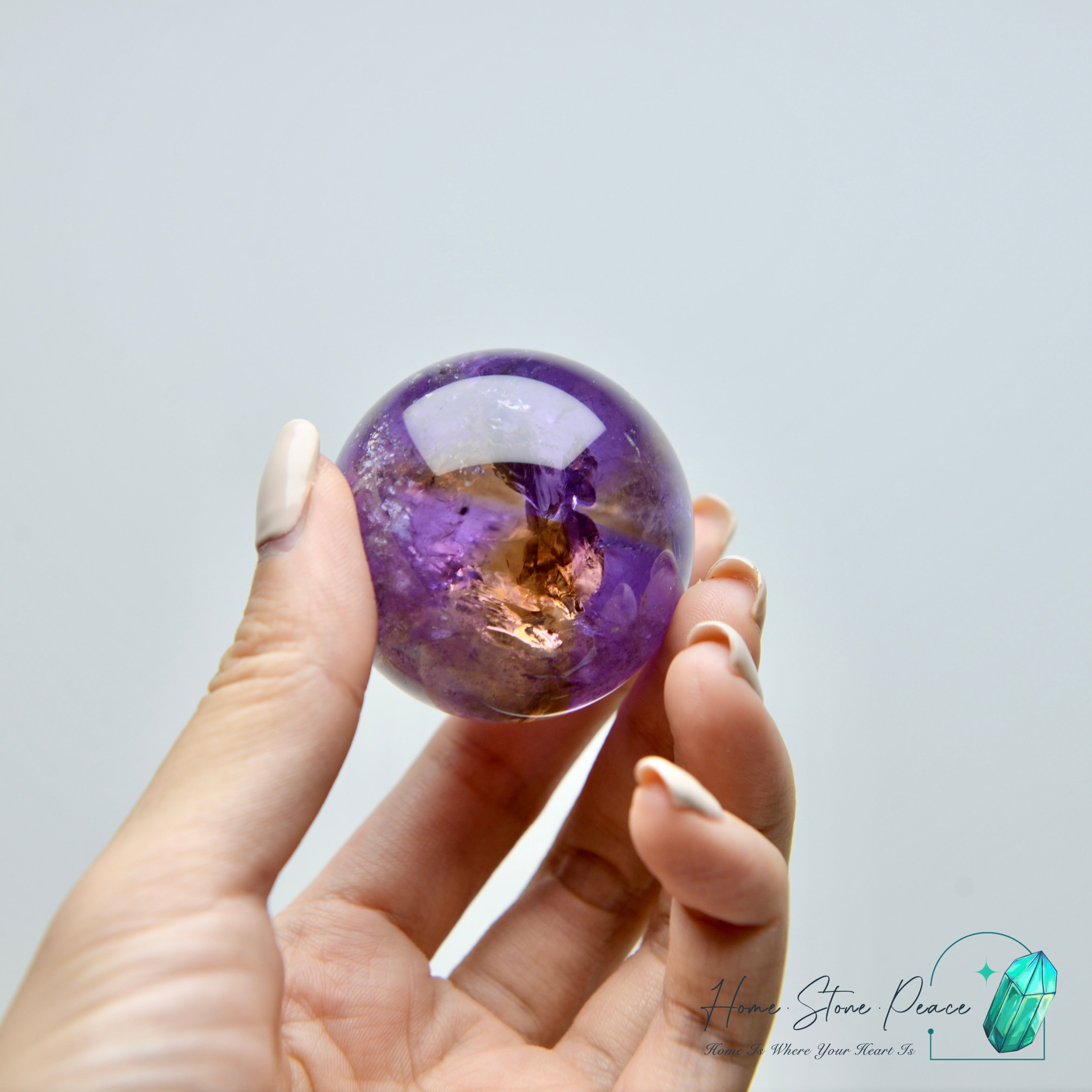 Ametrine Sphere 紫黃水晶球