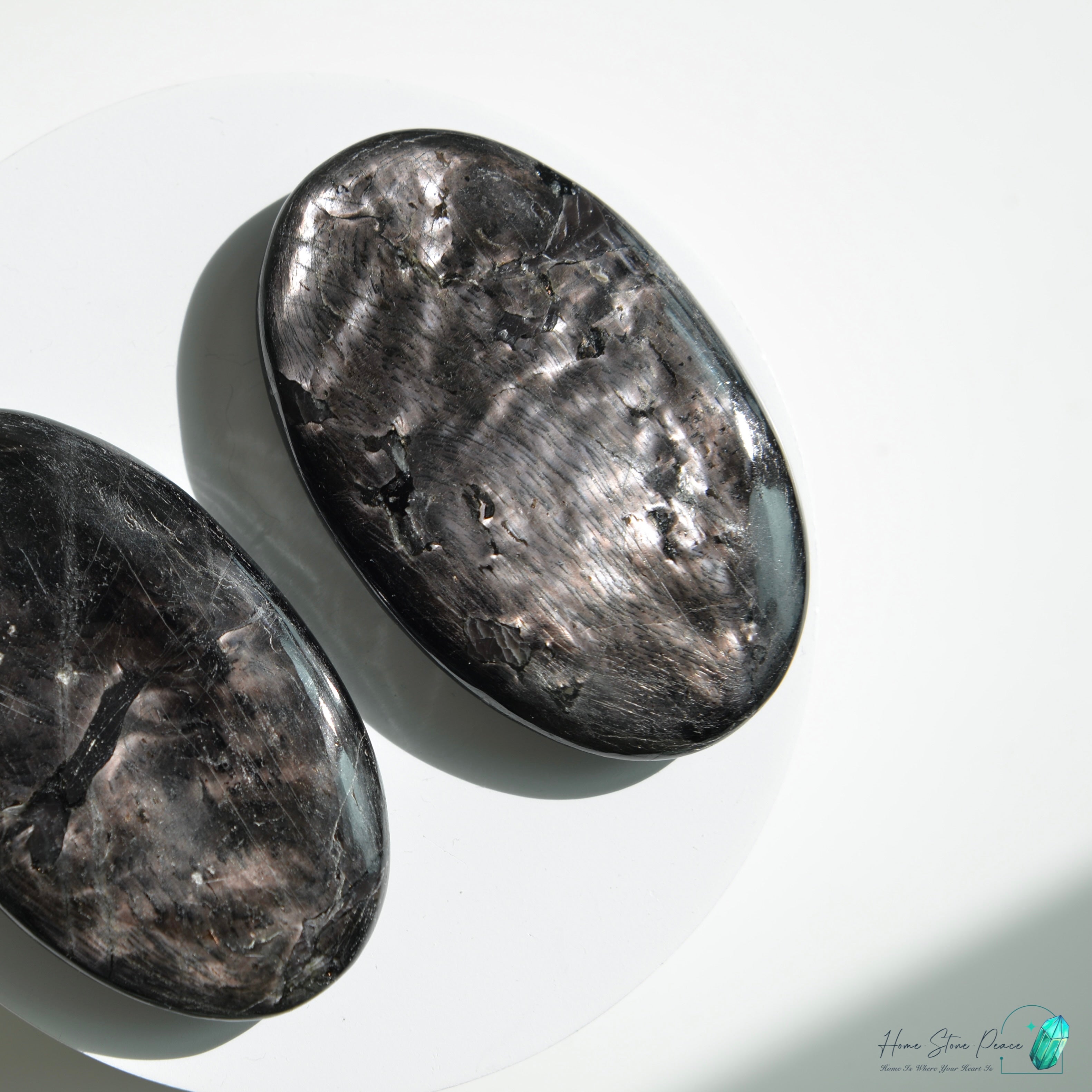 蘇輝石（金運石）手握り石 Hypersthene Palm Stone