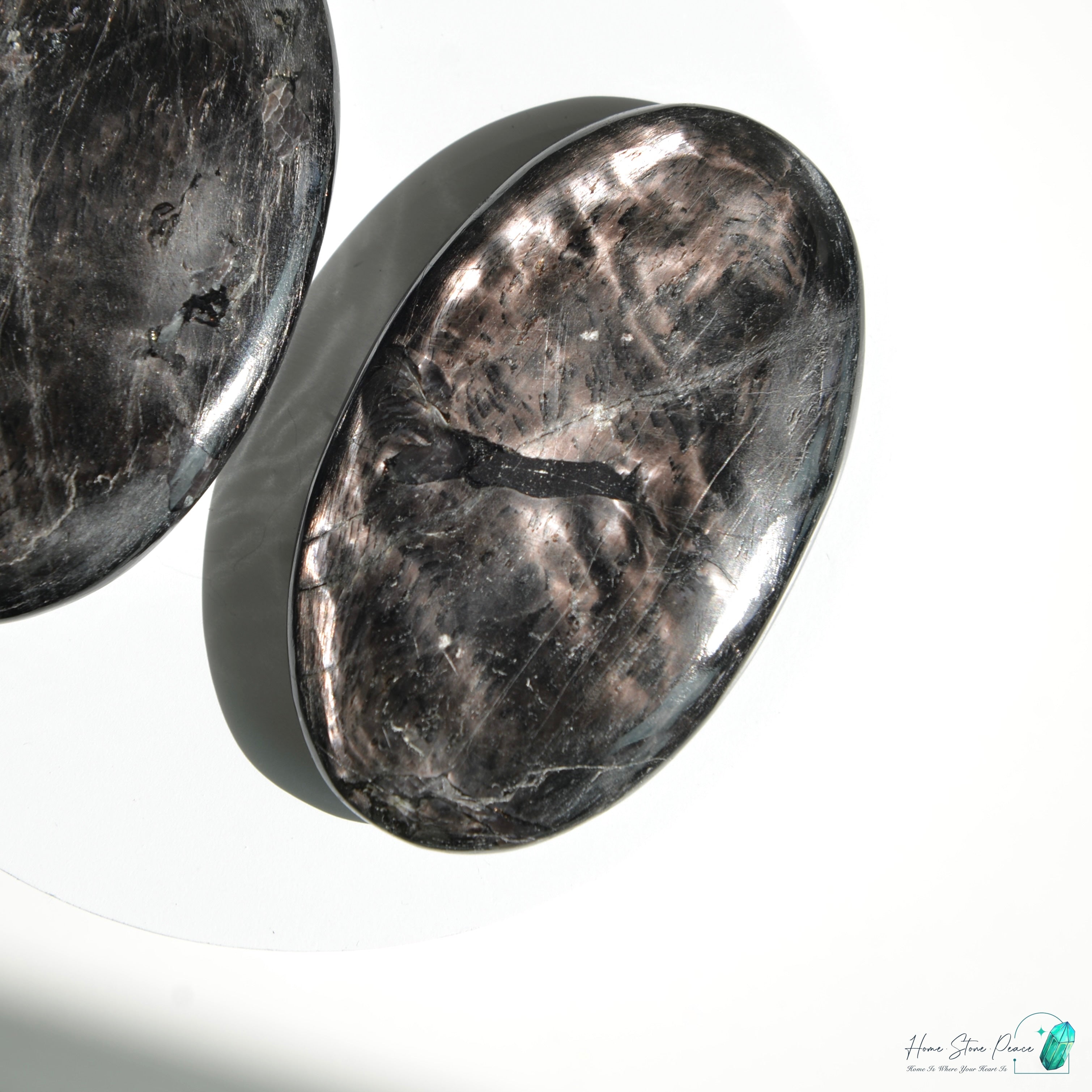 蘇輝石（金運石）手握り石 Hypersthene Palm Stone