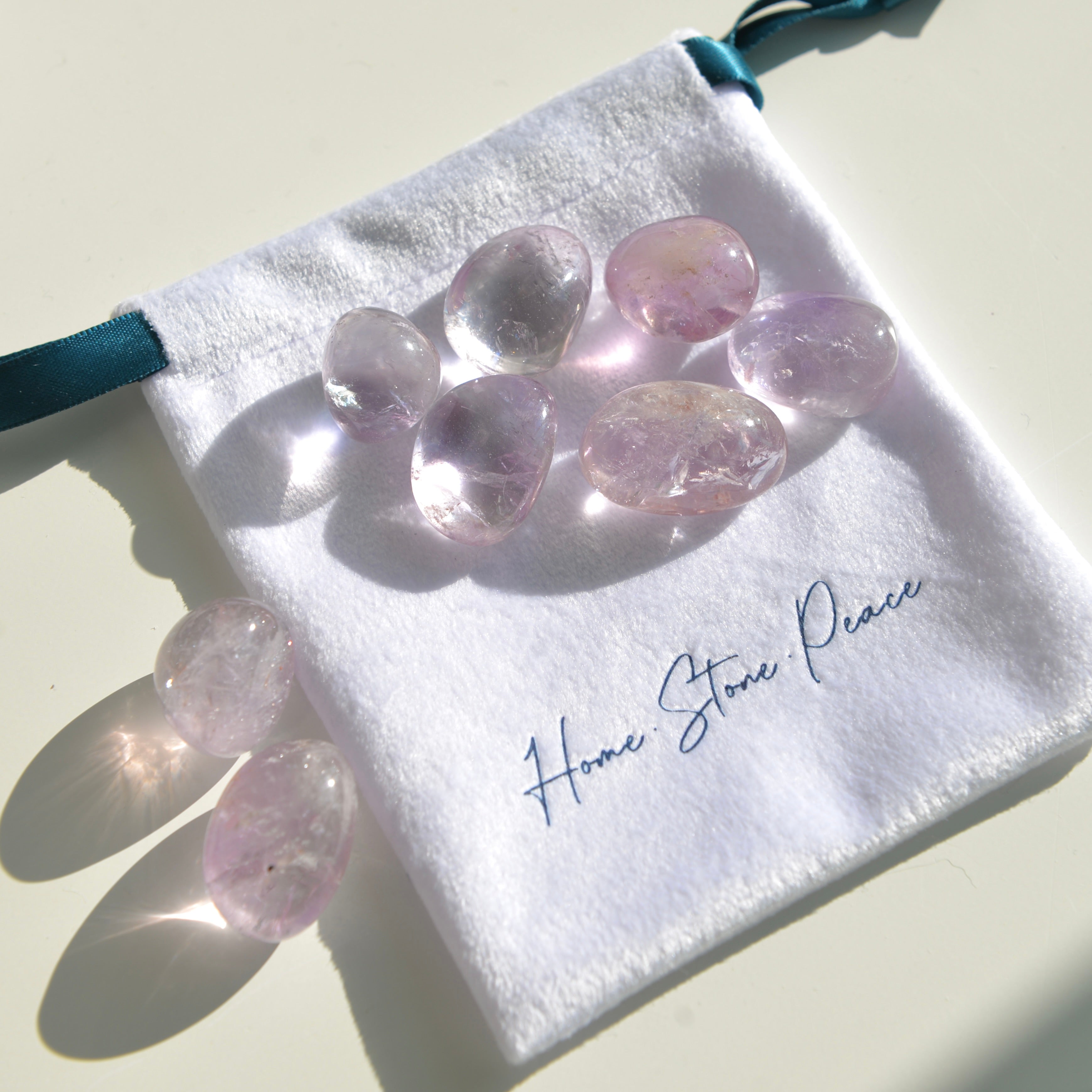紫水晶六粒小袋 Amethyst Tumbles 6 Pieces Set