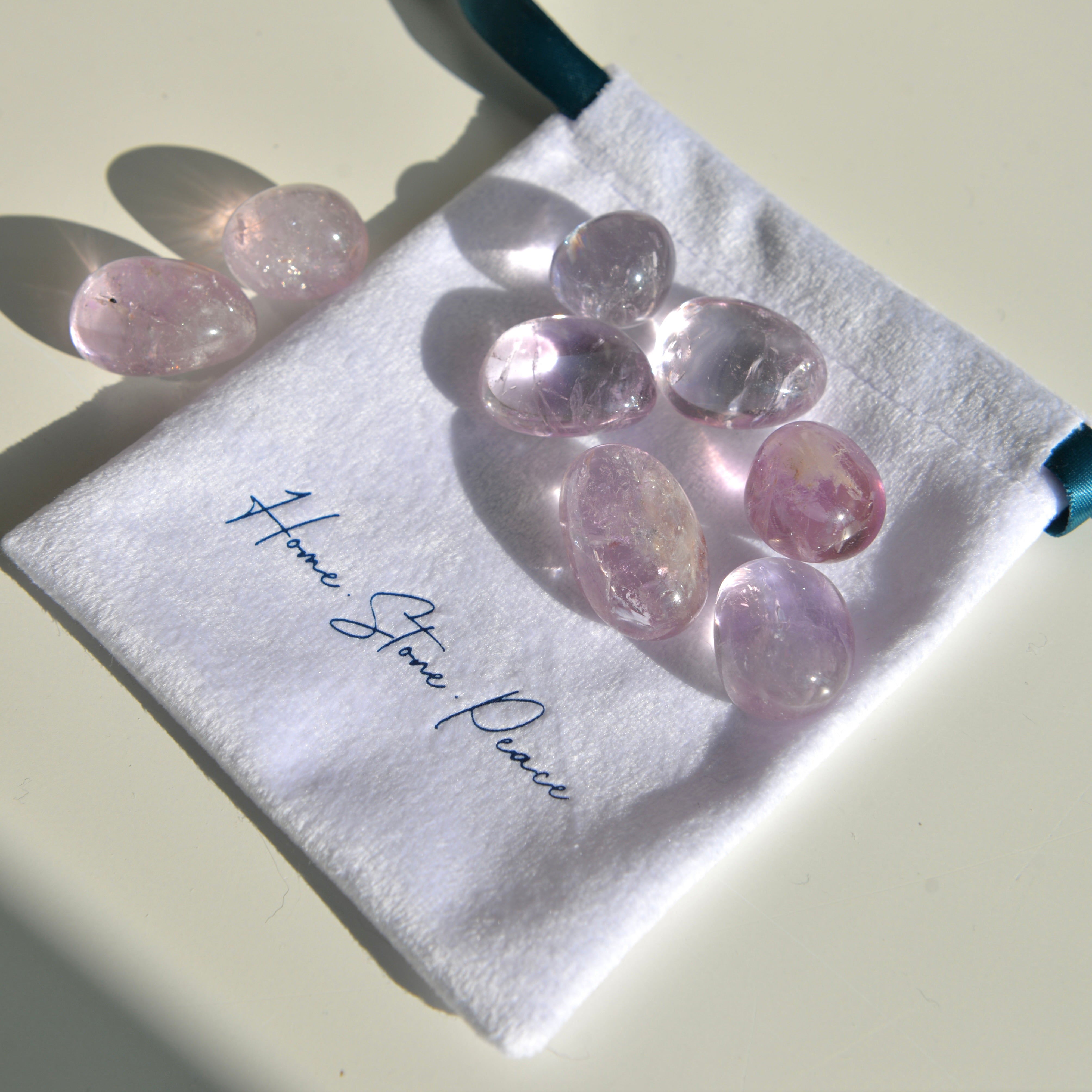 紫水晶六粒小袋 Amethyst Tumbles 6 Pieces Set
