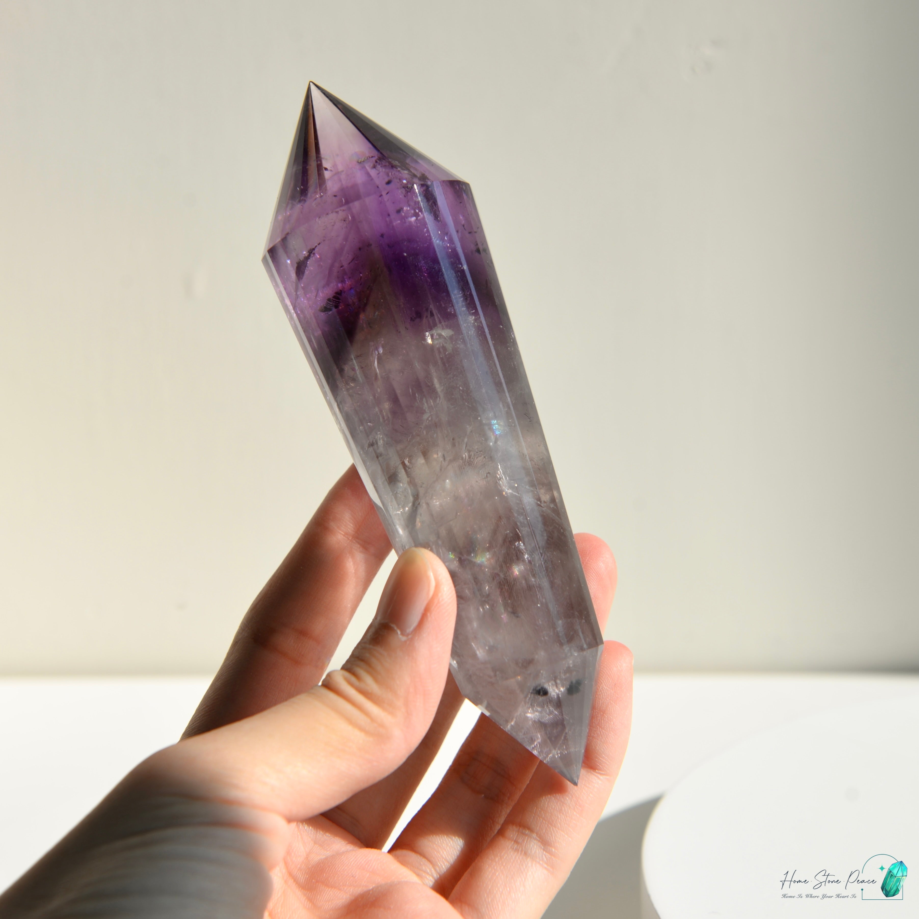 純手工沃格爾紫水晶 (24面) Handcrafted Amethyst Vogel Cut (24 sides)