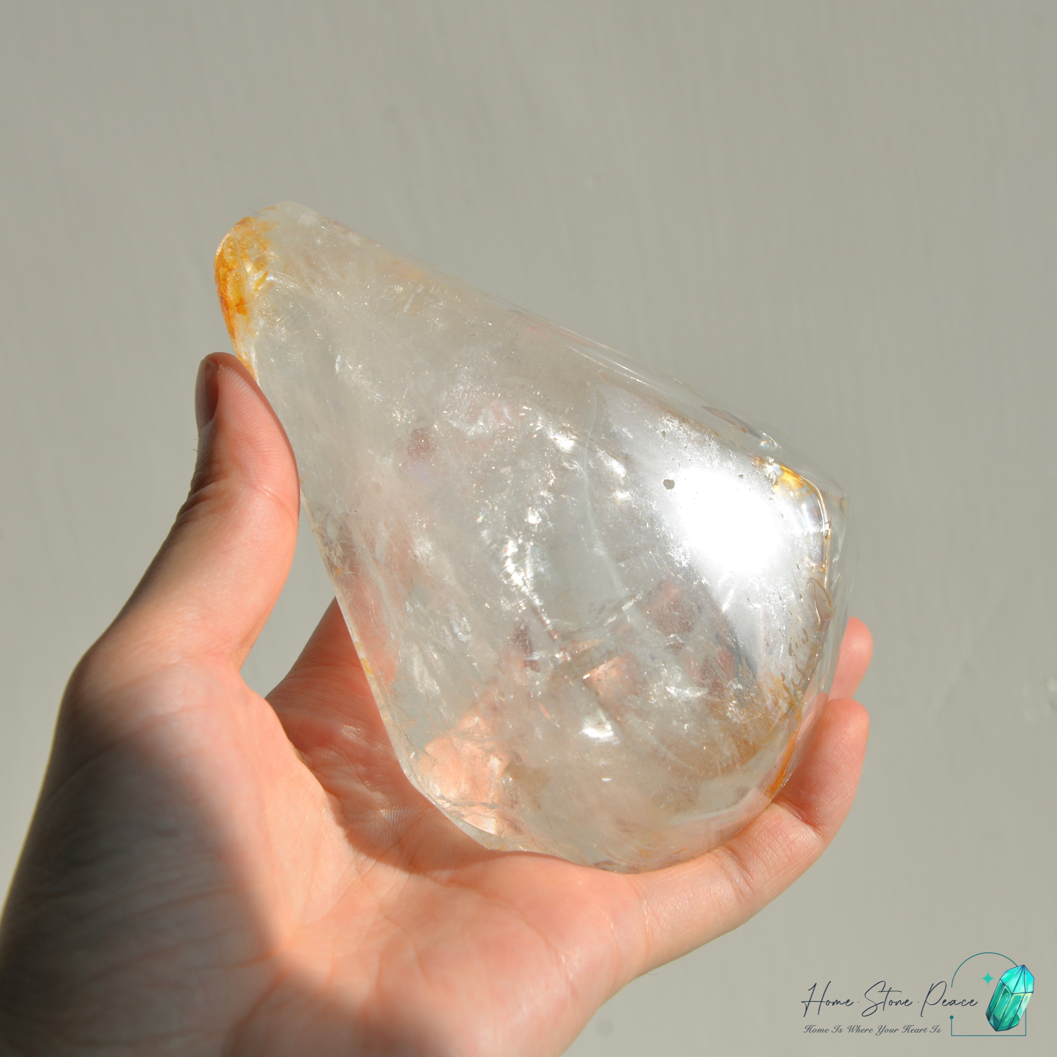 黃膠花水晶碟 Golden Healer Crystal Dish