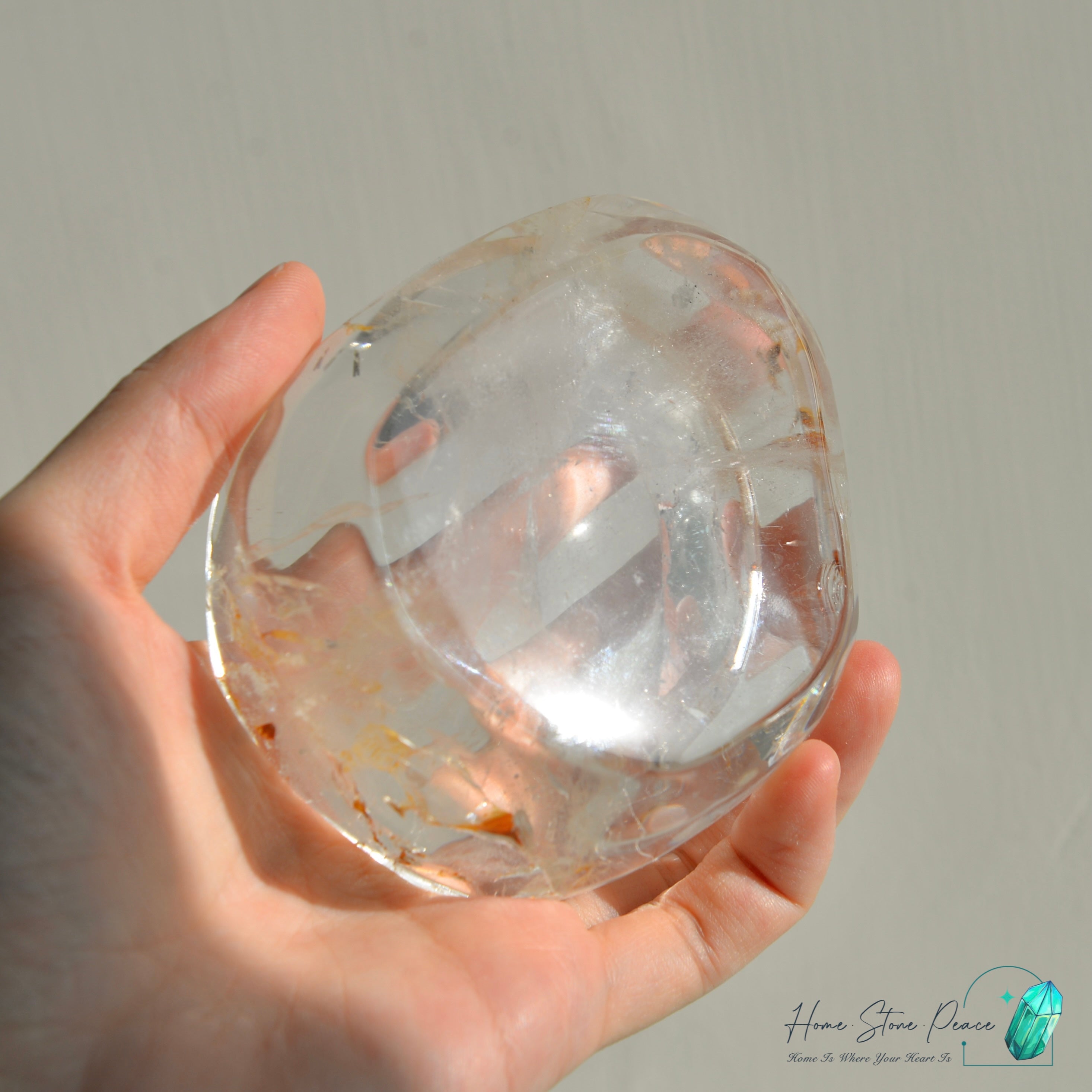 黃膠花水晶碟 Golden Healer Crystal Dish