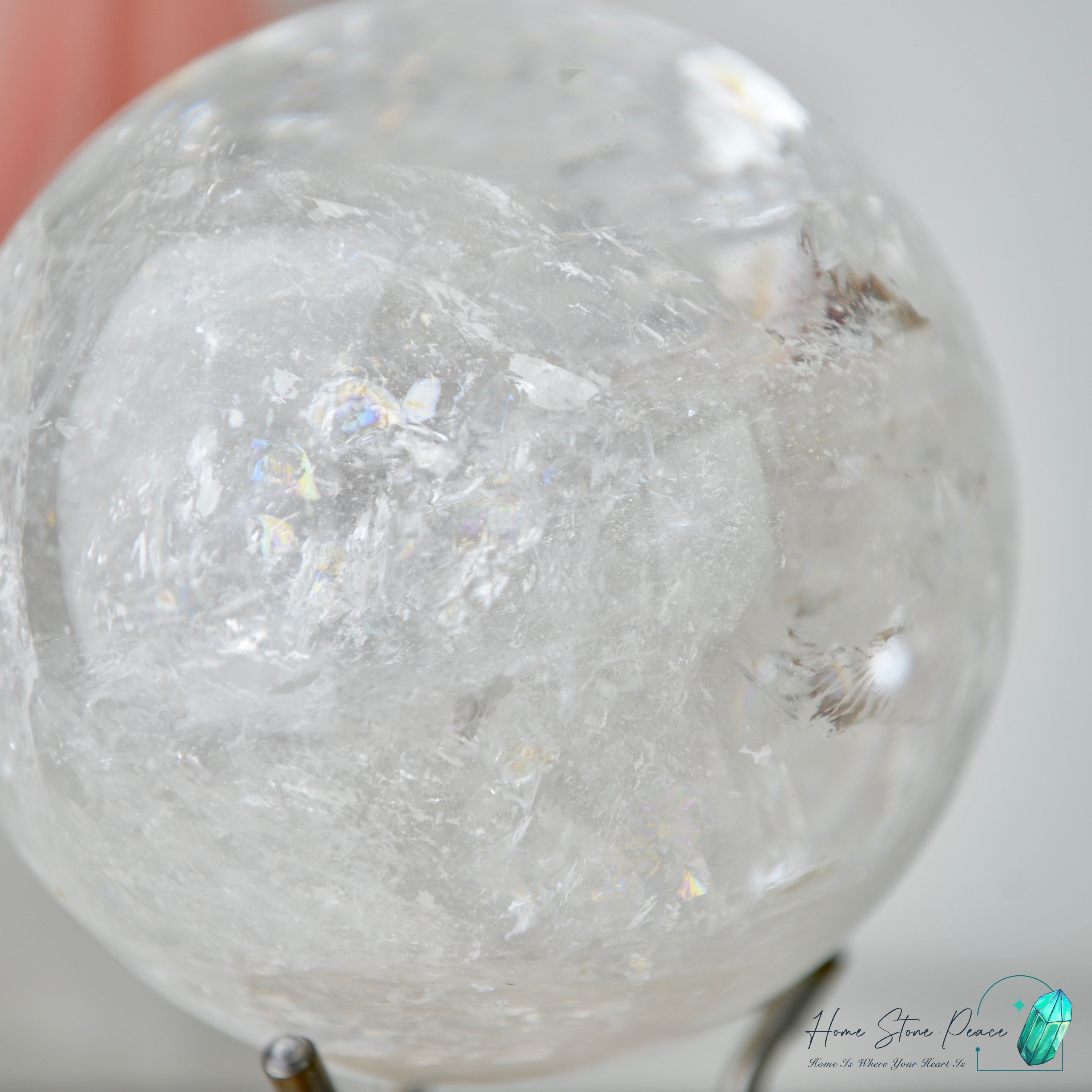 Premium Large Himalayan Manifestation Crystal Sphere 大喜馬拉雅山晶中晶水晶球