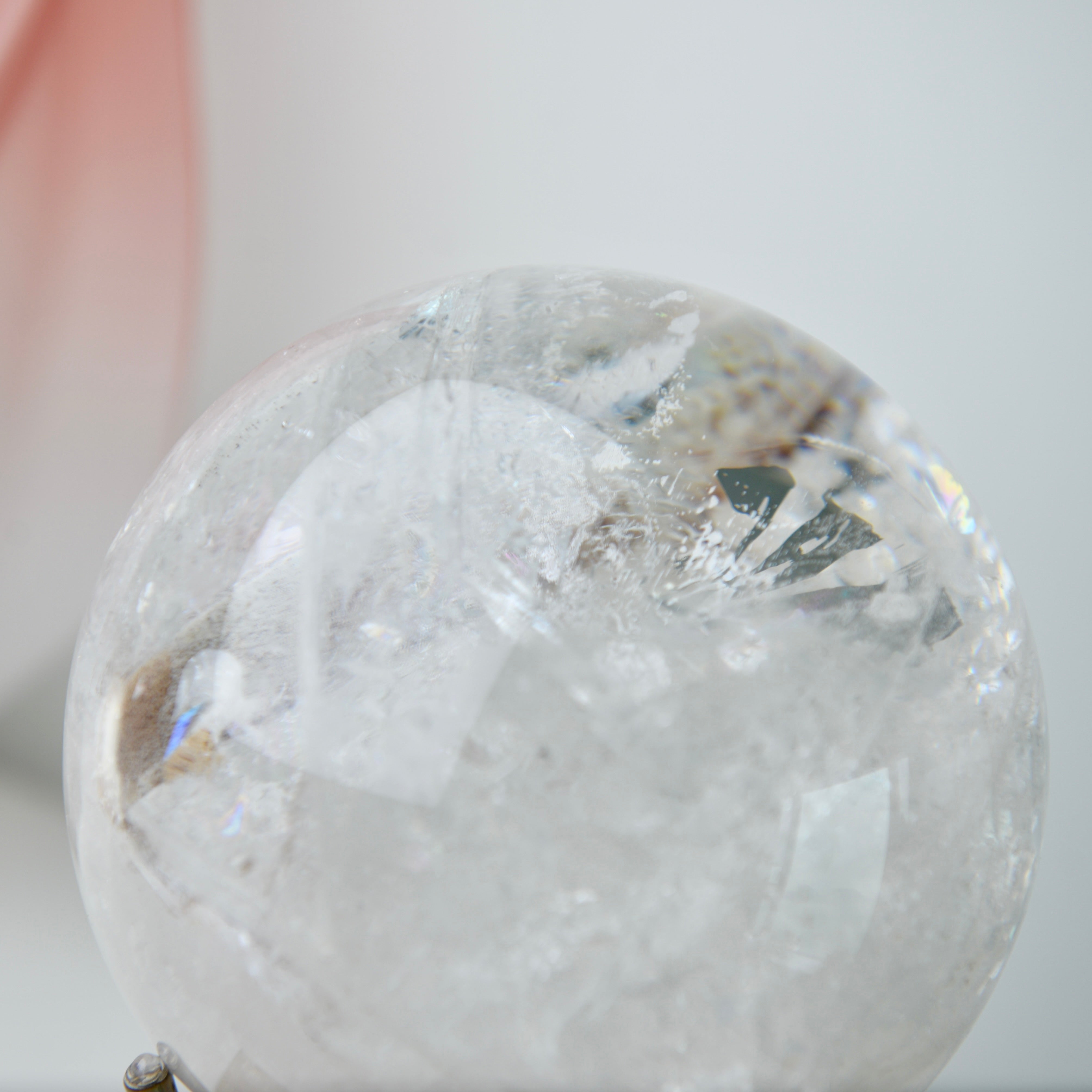 Premium Large Himalayan Manifestation Crystal Sphere 大喜馬拉雅山晶中晶水晶球