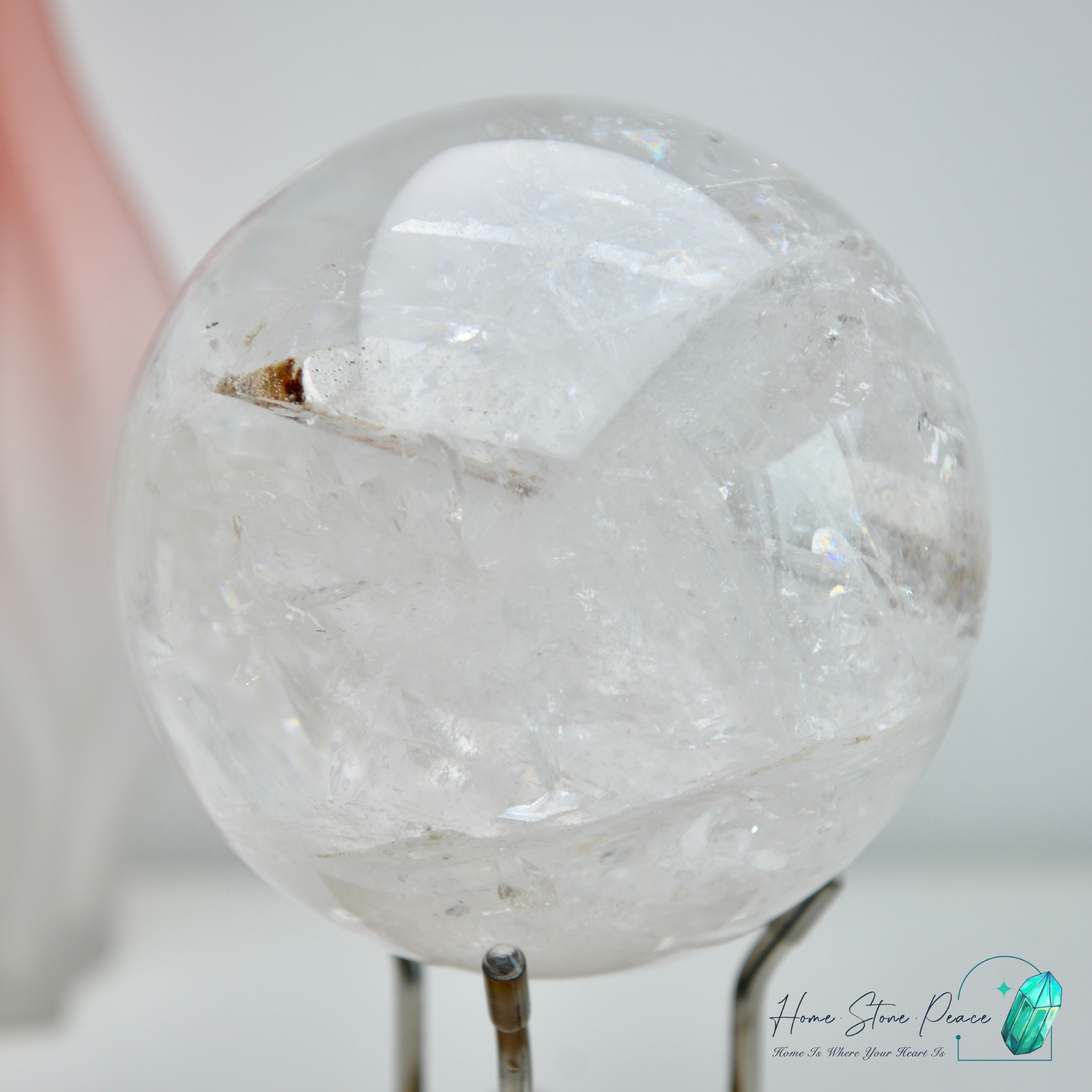 Premium Large Himalayan Manifestation Crystal Sphere 大喜馬拉雅山晶中晶水晶球