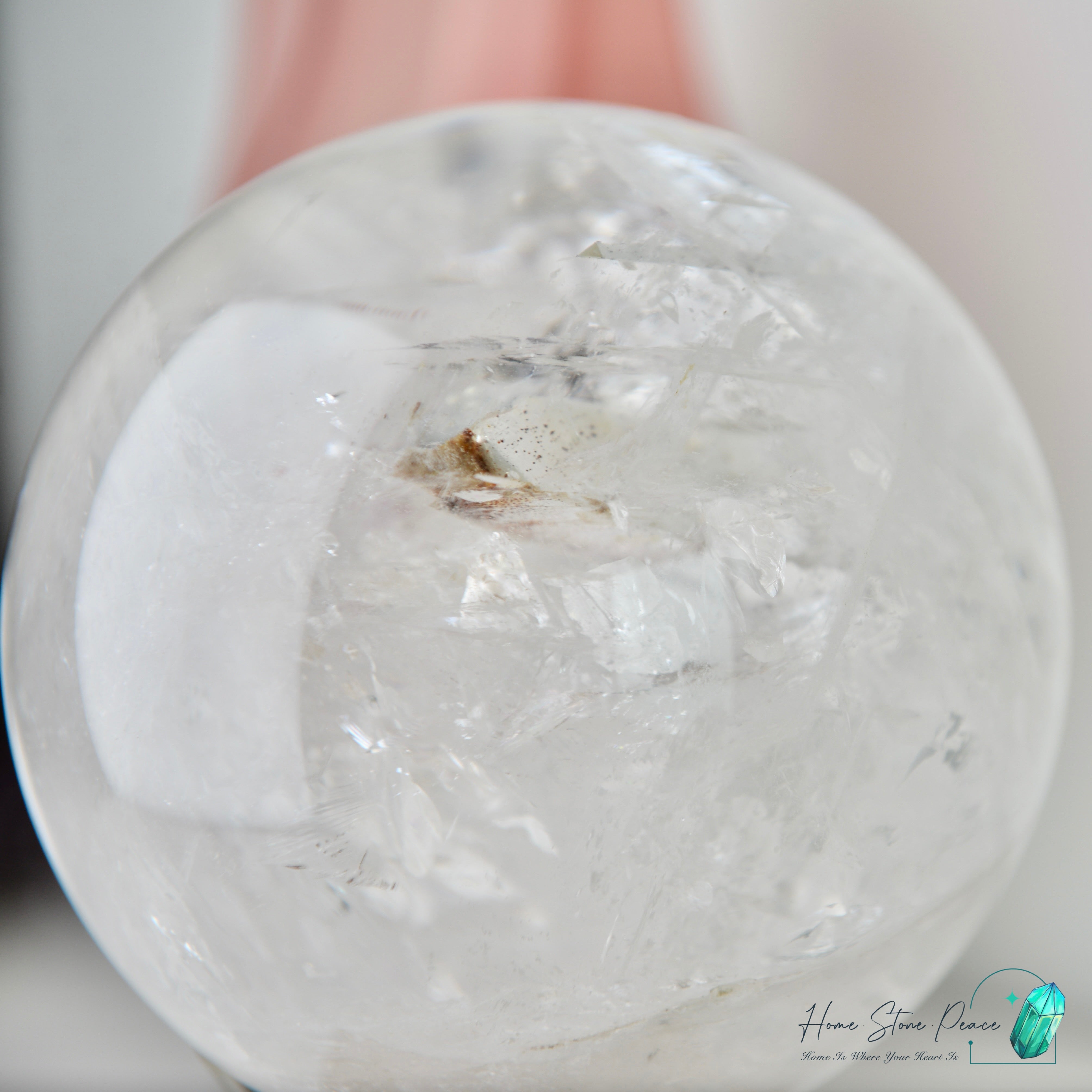 Premium Large Himalayan Manifestation Crystal Sphere 大喜馬拉雅山晶中晶水晶球