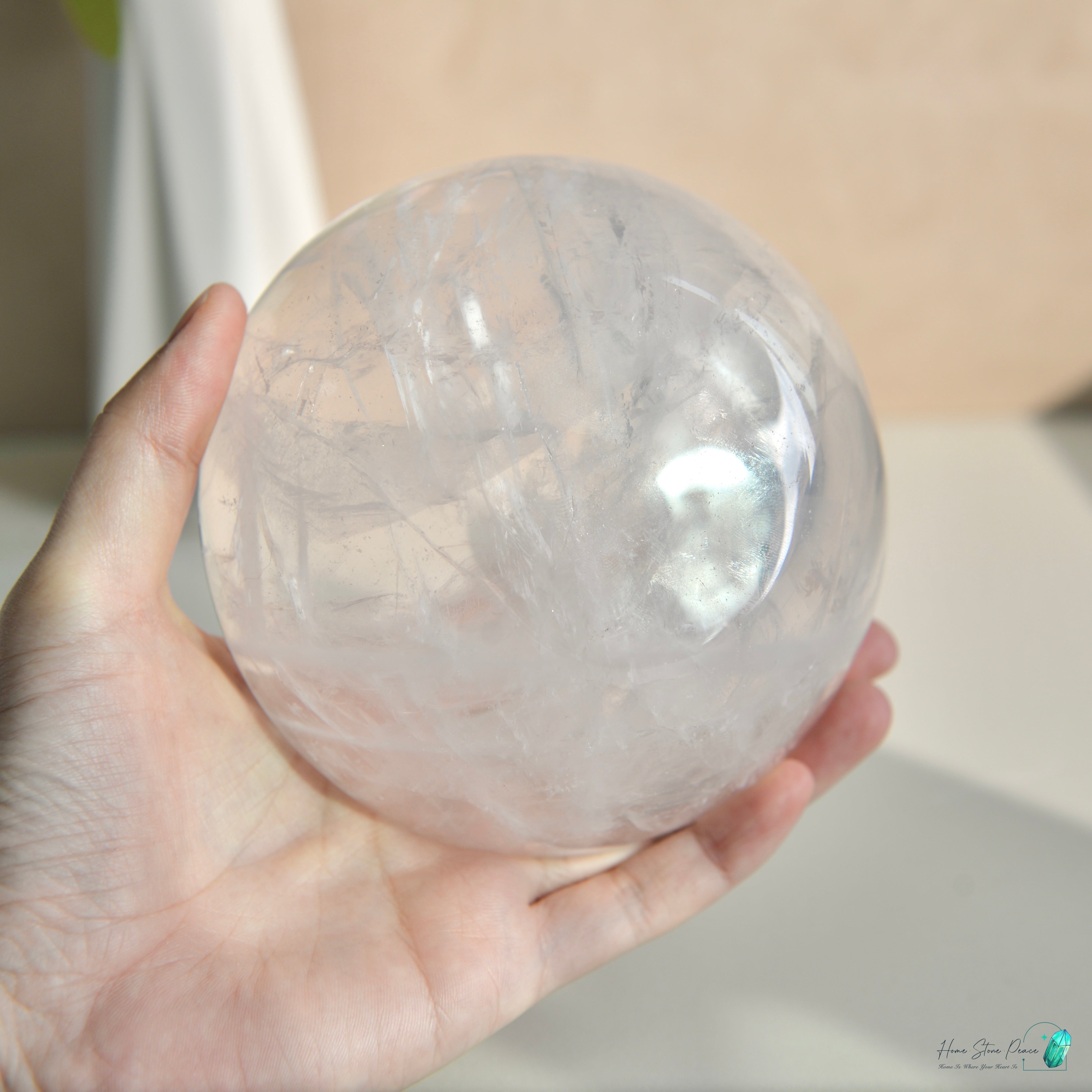 粉紅水晶ボウル ローズクォーツボウル