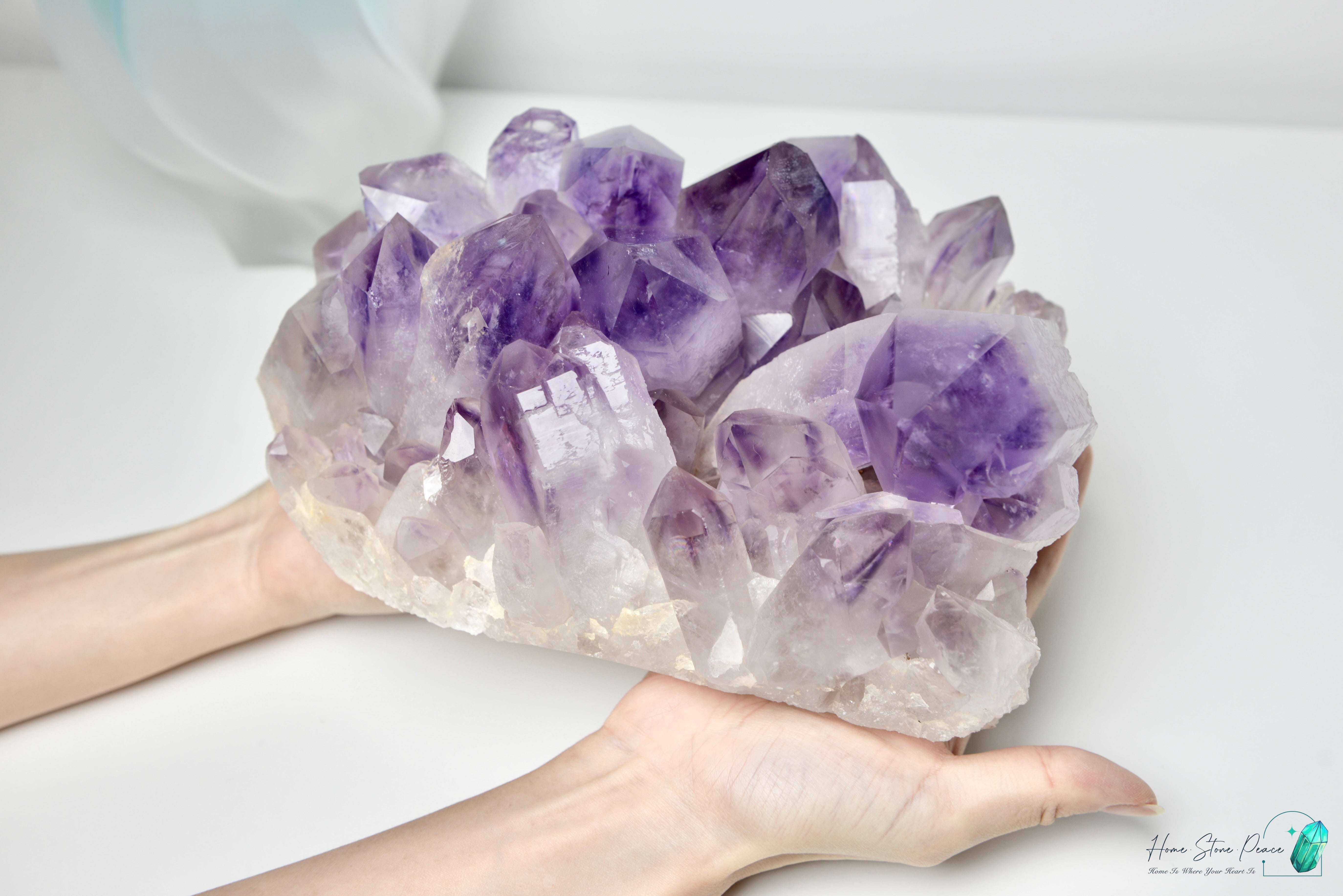 Natural Bolivian Amethyst Cluster (Large) 玻利維亞紫水晶簇