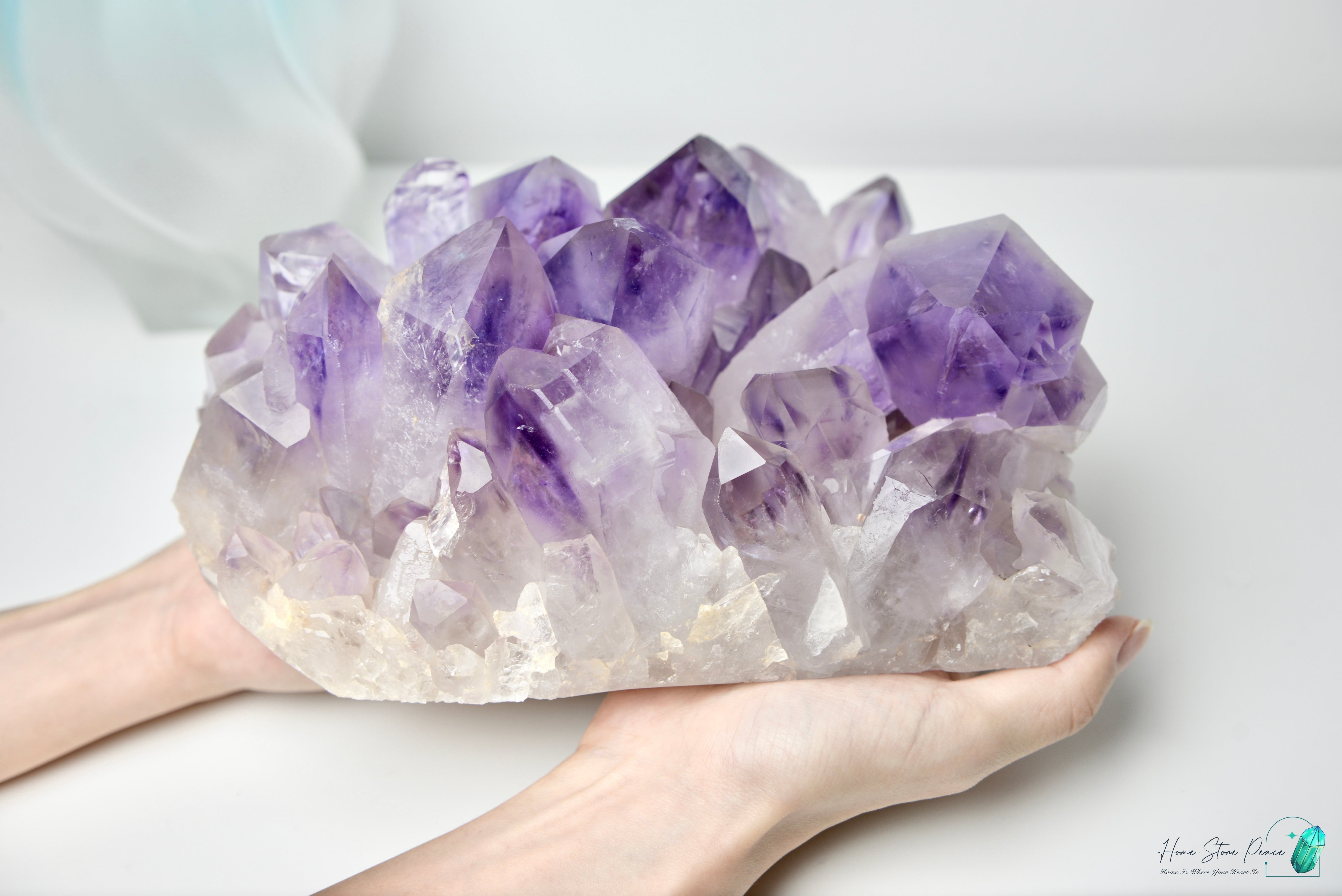 Natural Bolivian Amethyst Cluster (Large) 玻利維亞紫水晶簇