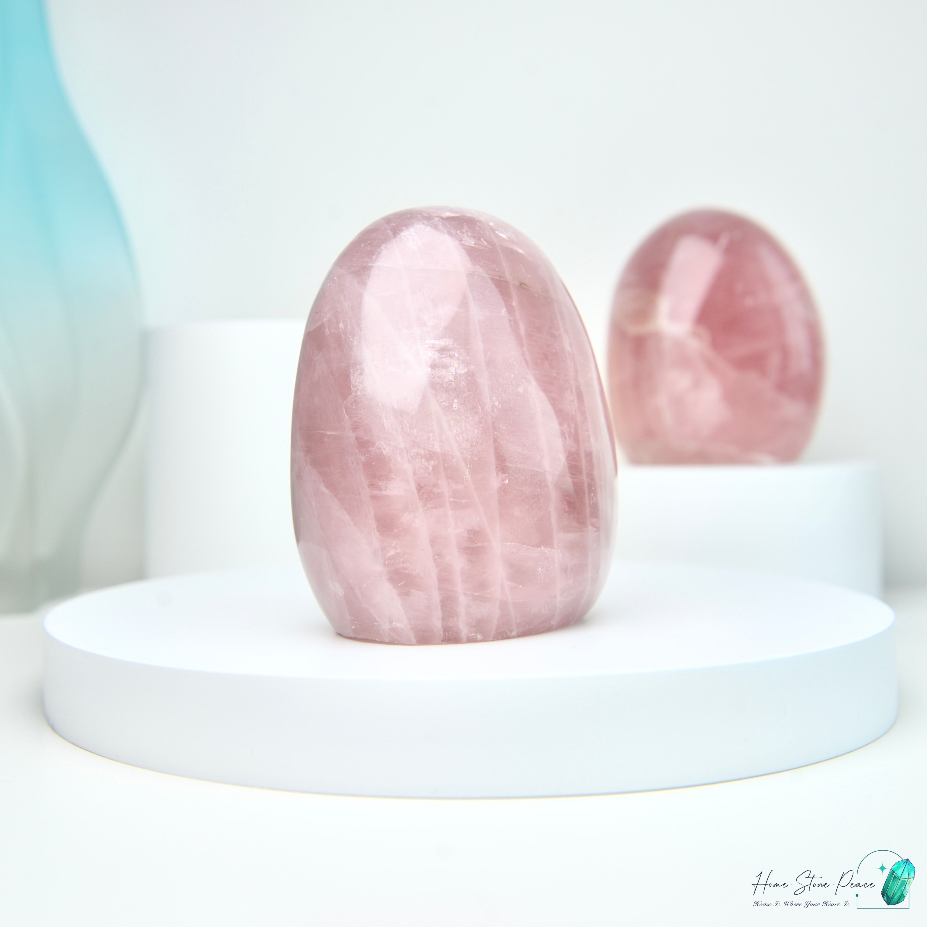 Madagascar Rose Quartz Free Form 馬達加斯加粉晶隨形