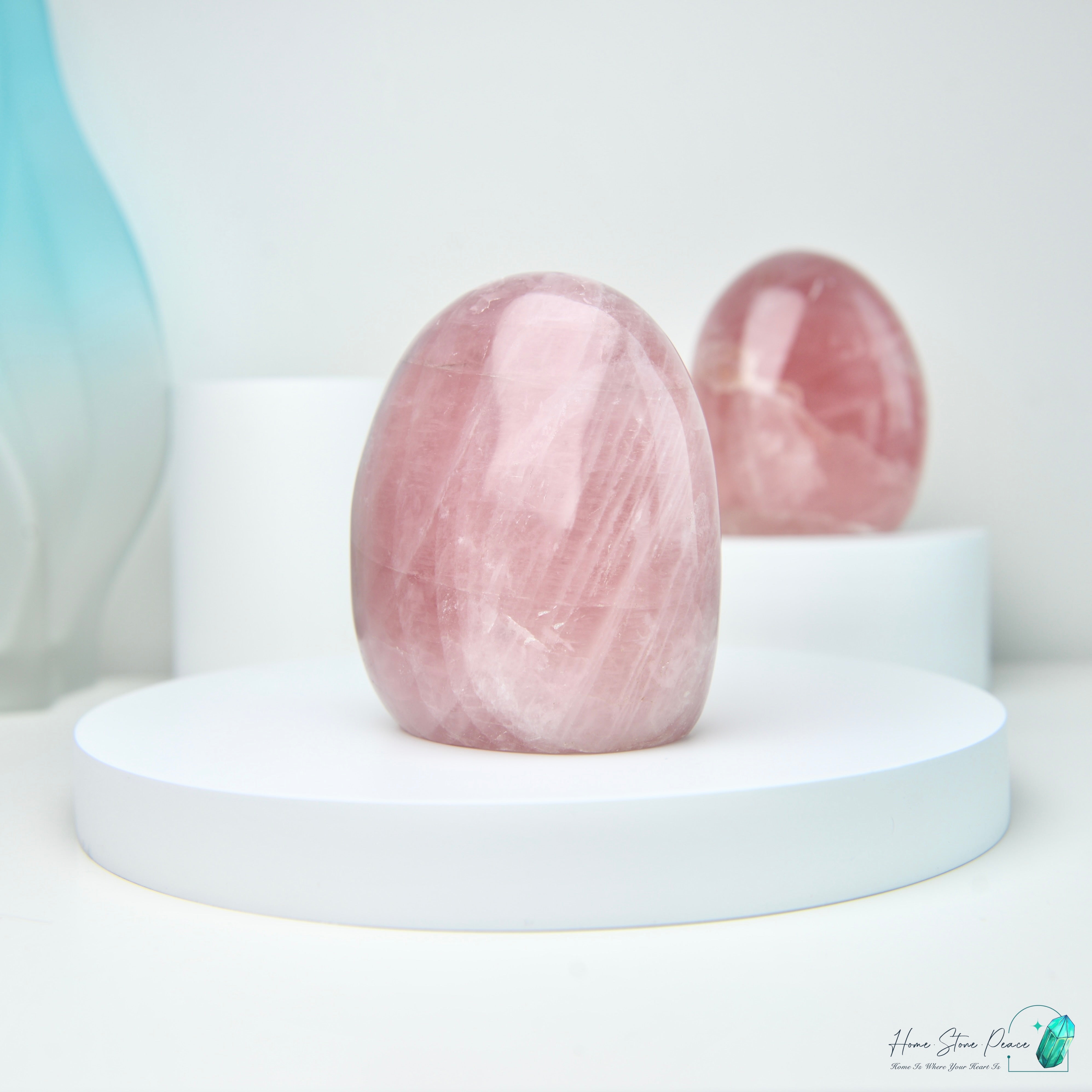 Madagascar Rose Quartz Free Form 馬達加斯加粉晶隨形