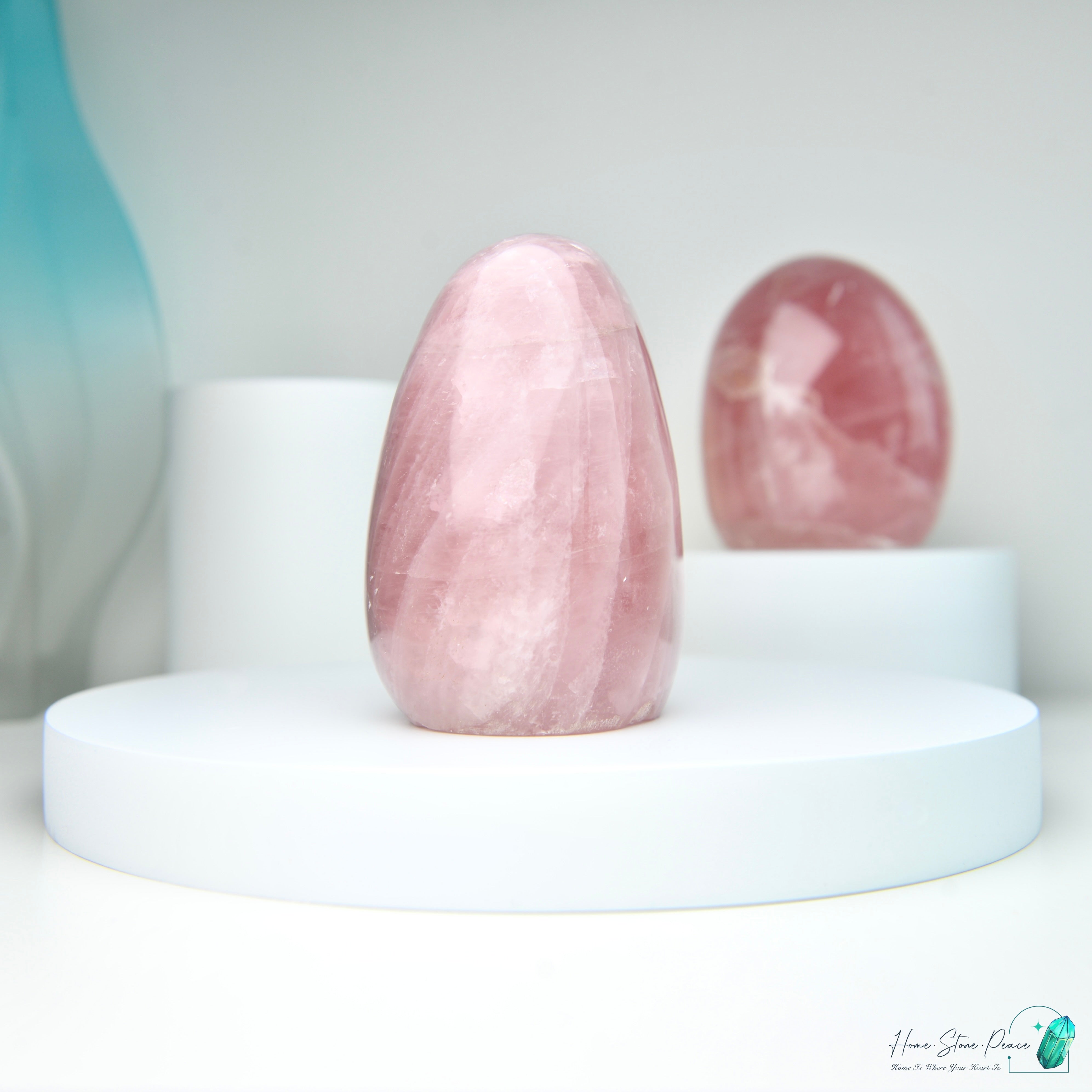 Madagascar Rose Quartz Free Form 馬達加斯加粉晶隨形