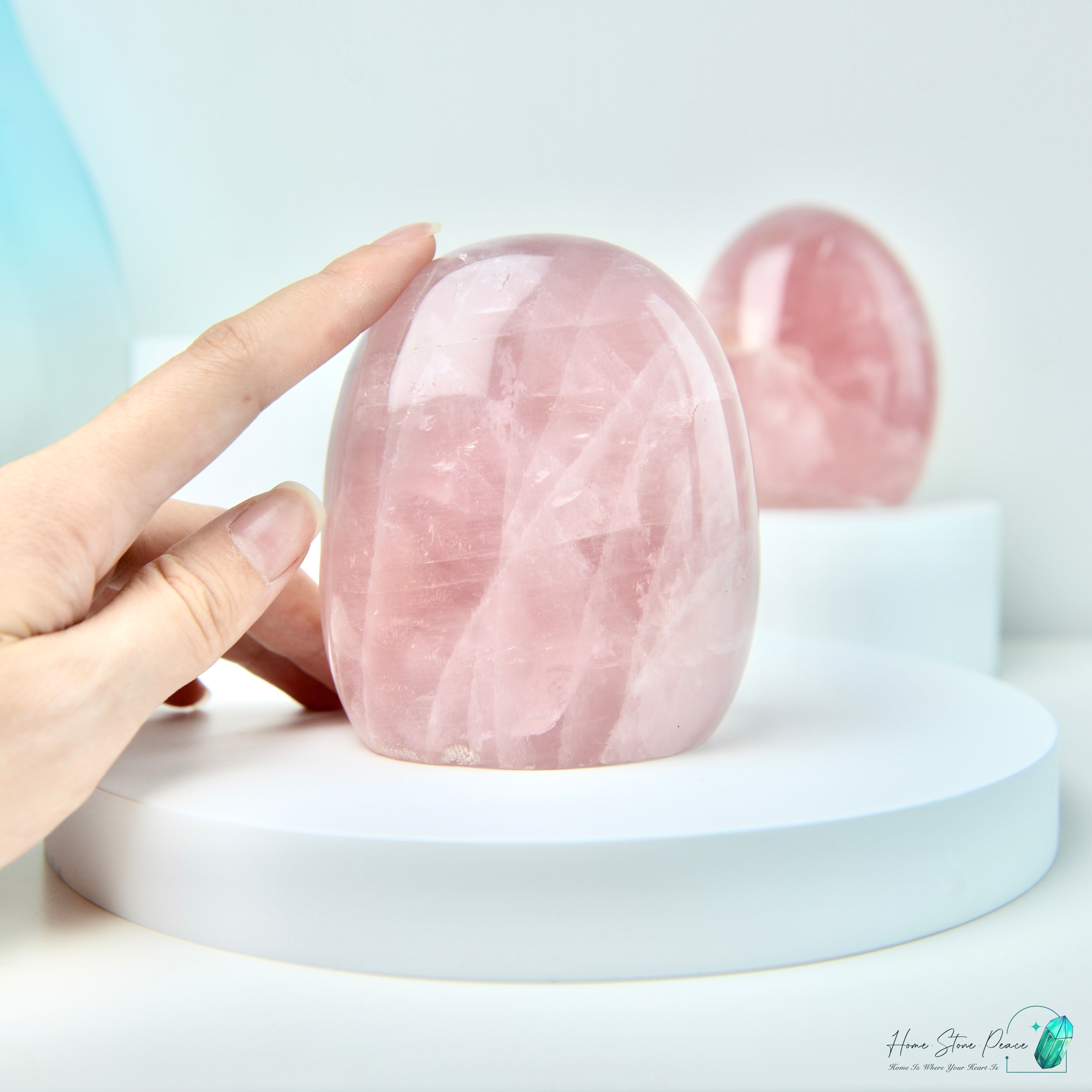 Madagascar Rose Quartz Free Form 馬達加斯加粉晶隨形