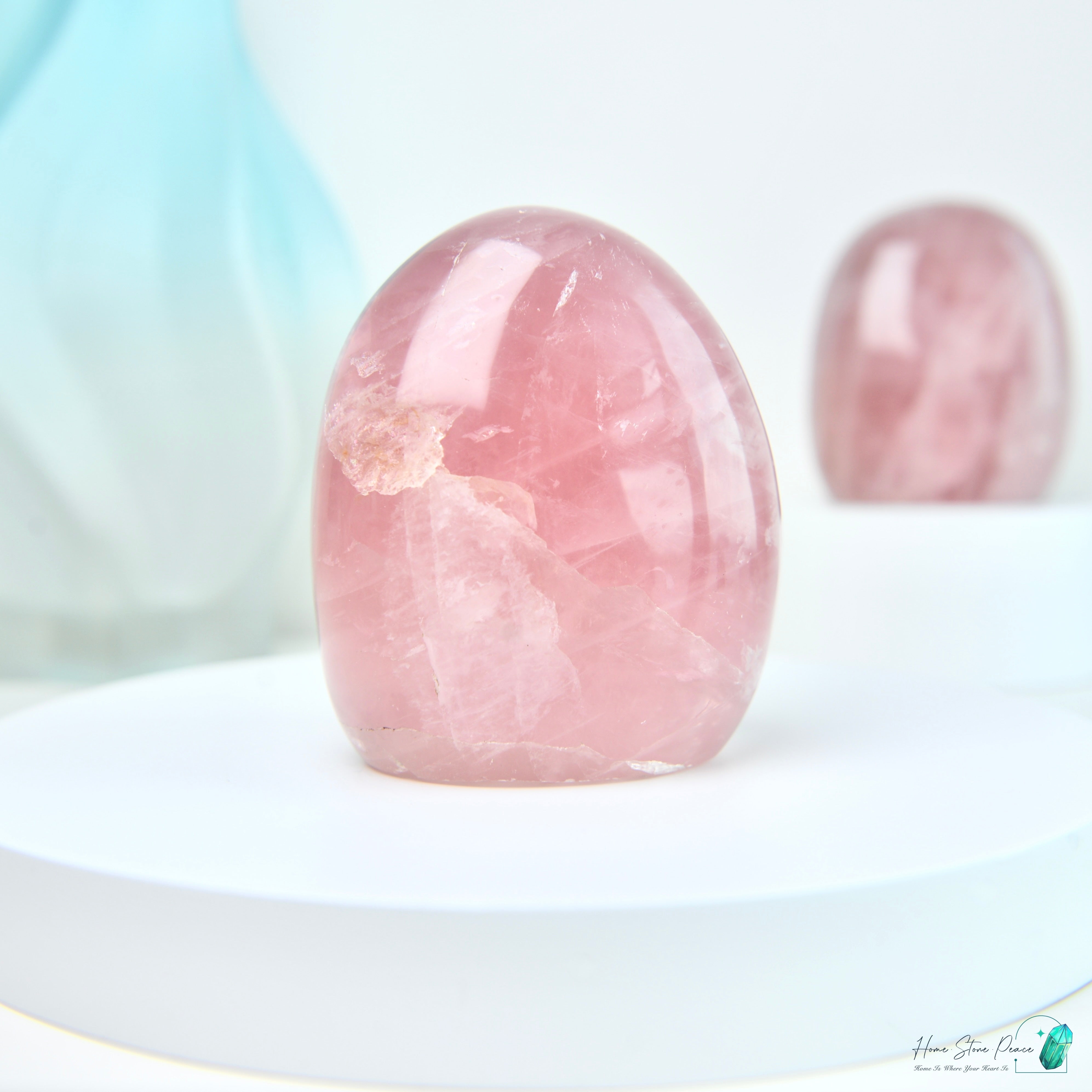 Madagascar Rose Quartz Free Form 馬達加斯加粉晶隨形