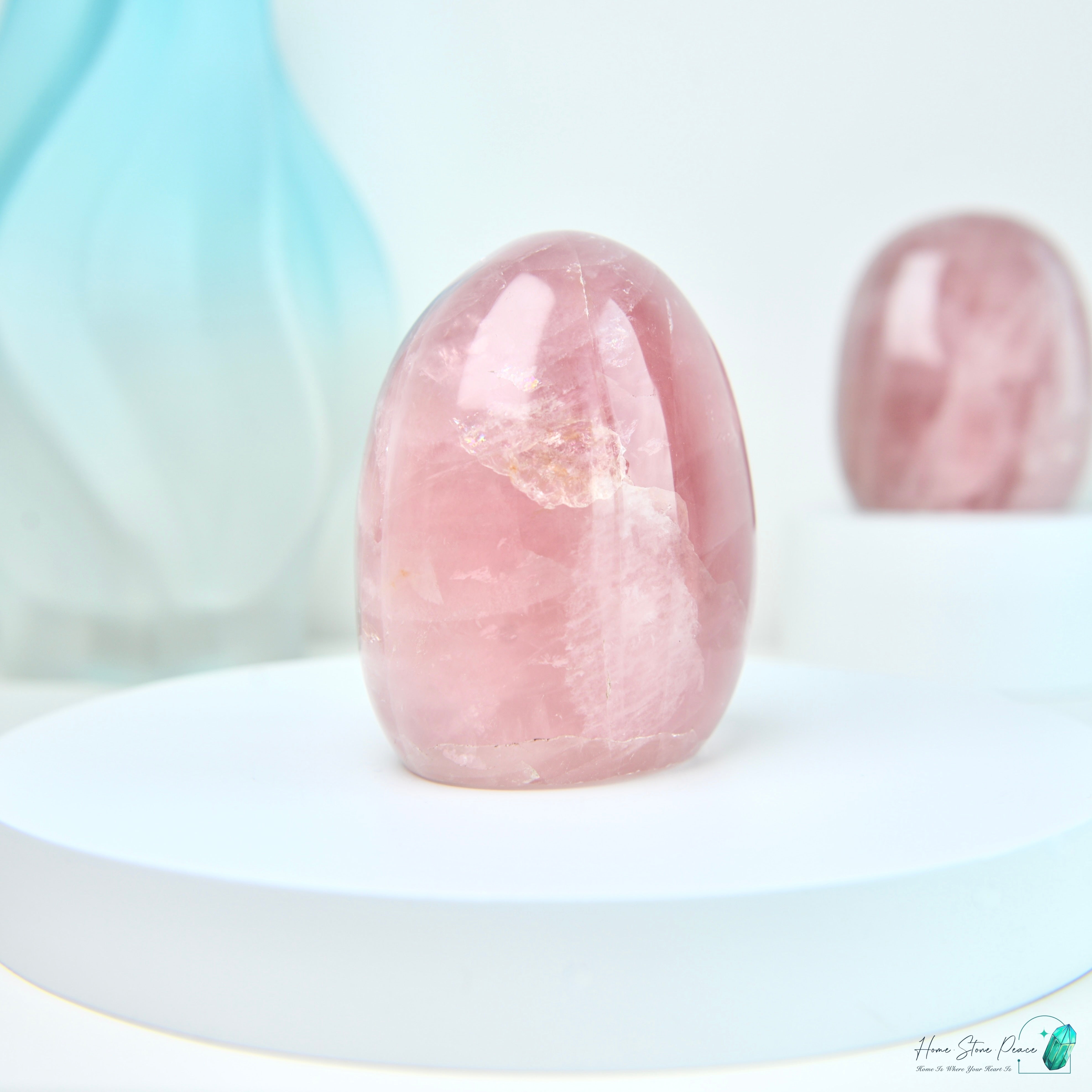 Madagascar Rose Quartz Free Form 馬達加斯加粉晶隨形