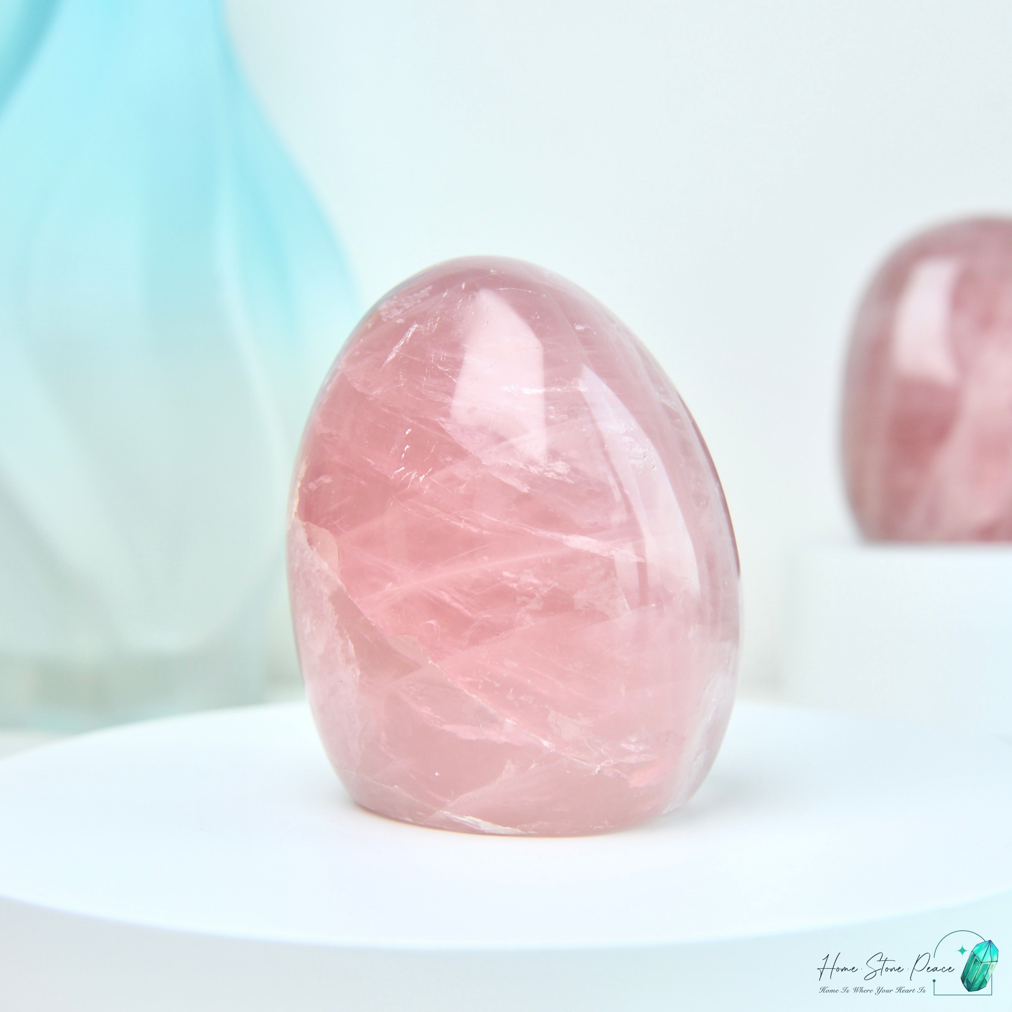 Madagascar Rose Quartz Free Form 馬達加斯加粉晶隨形