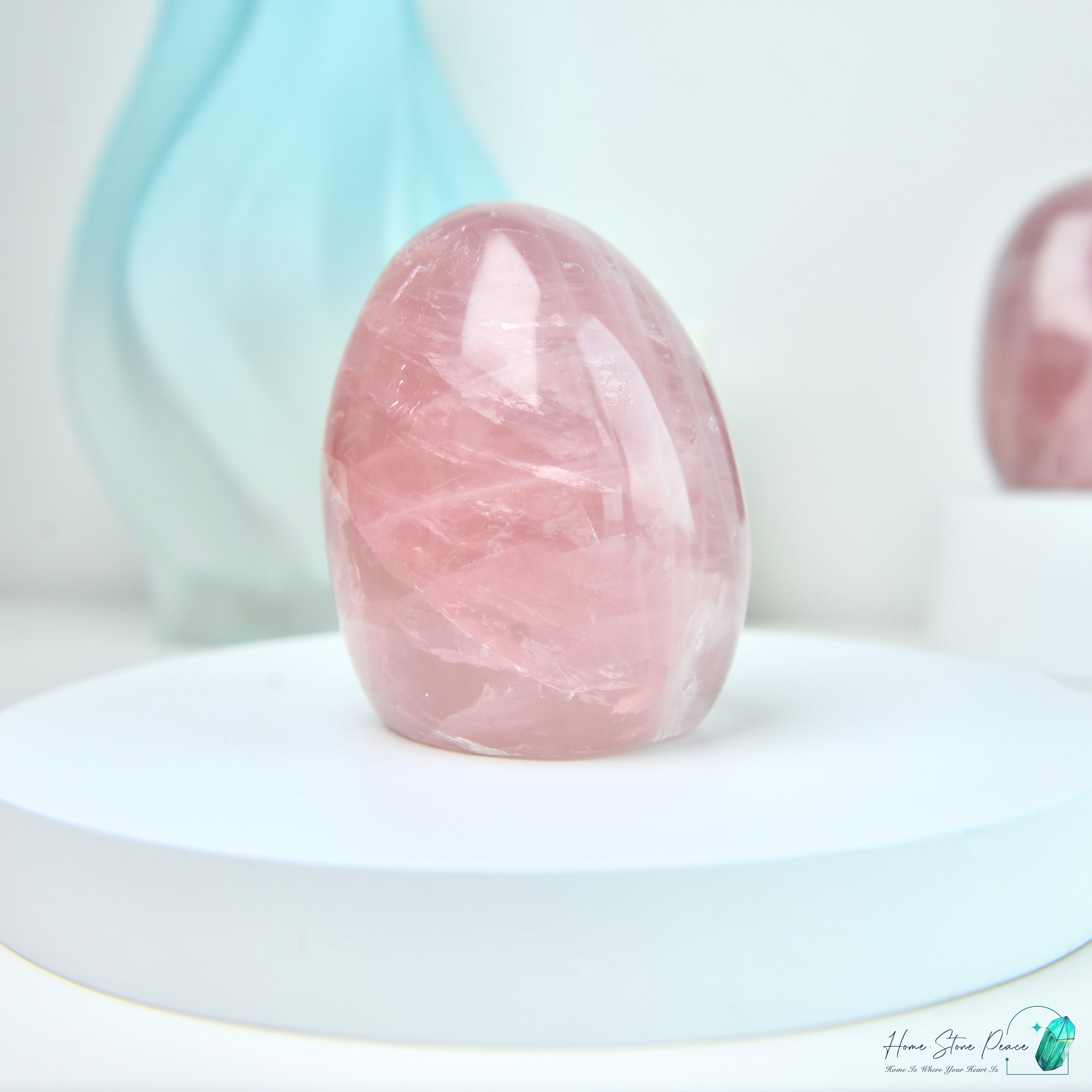 Madagascar Rose Quartz Free Form 馬達加斯加粉晶隨形