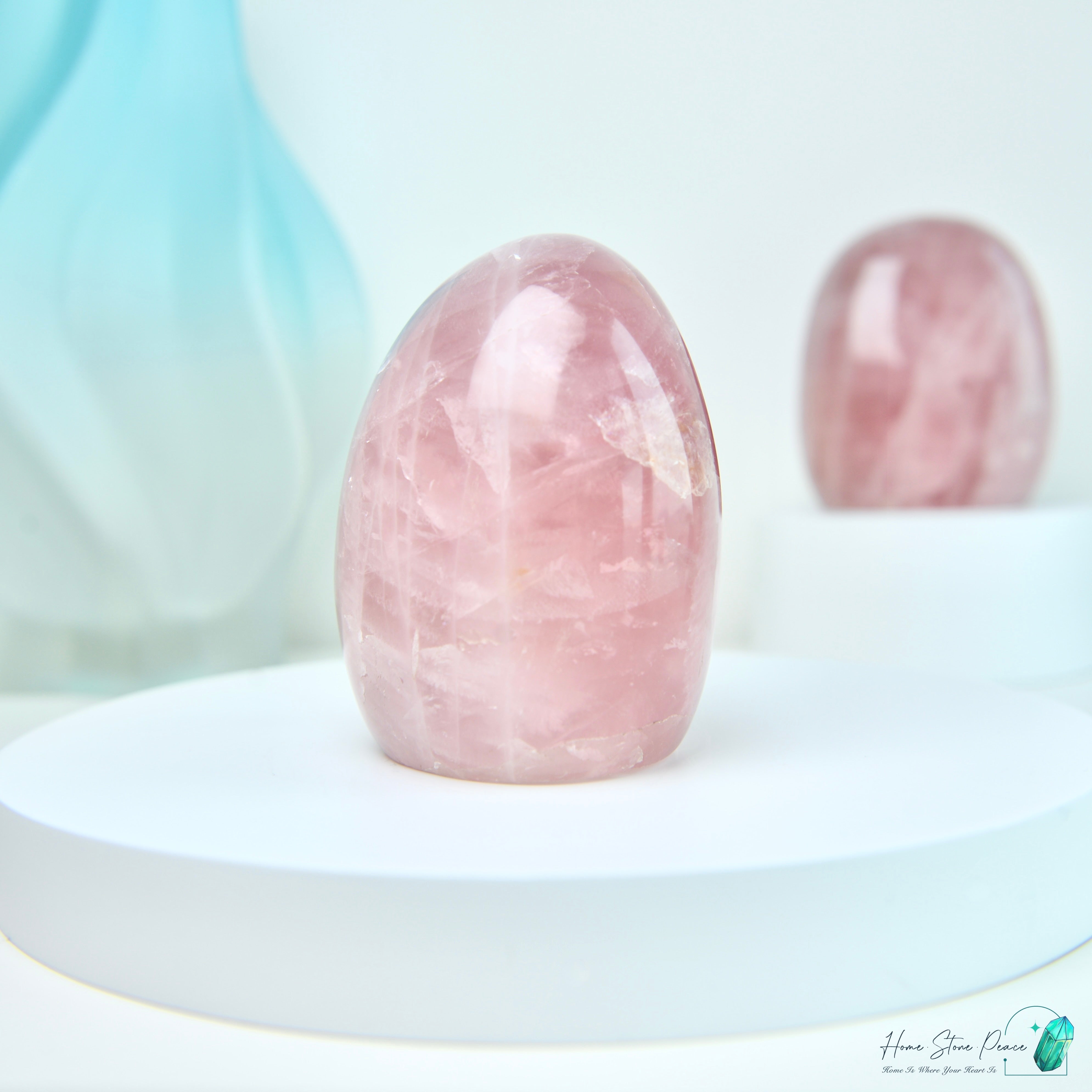 Madagascar Rose Quartz Free Form 馬達加斯加粉晶隨形