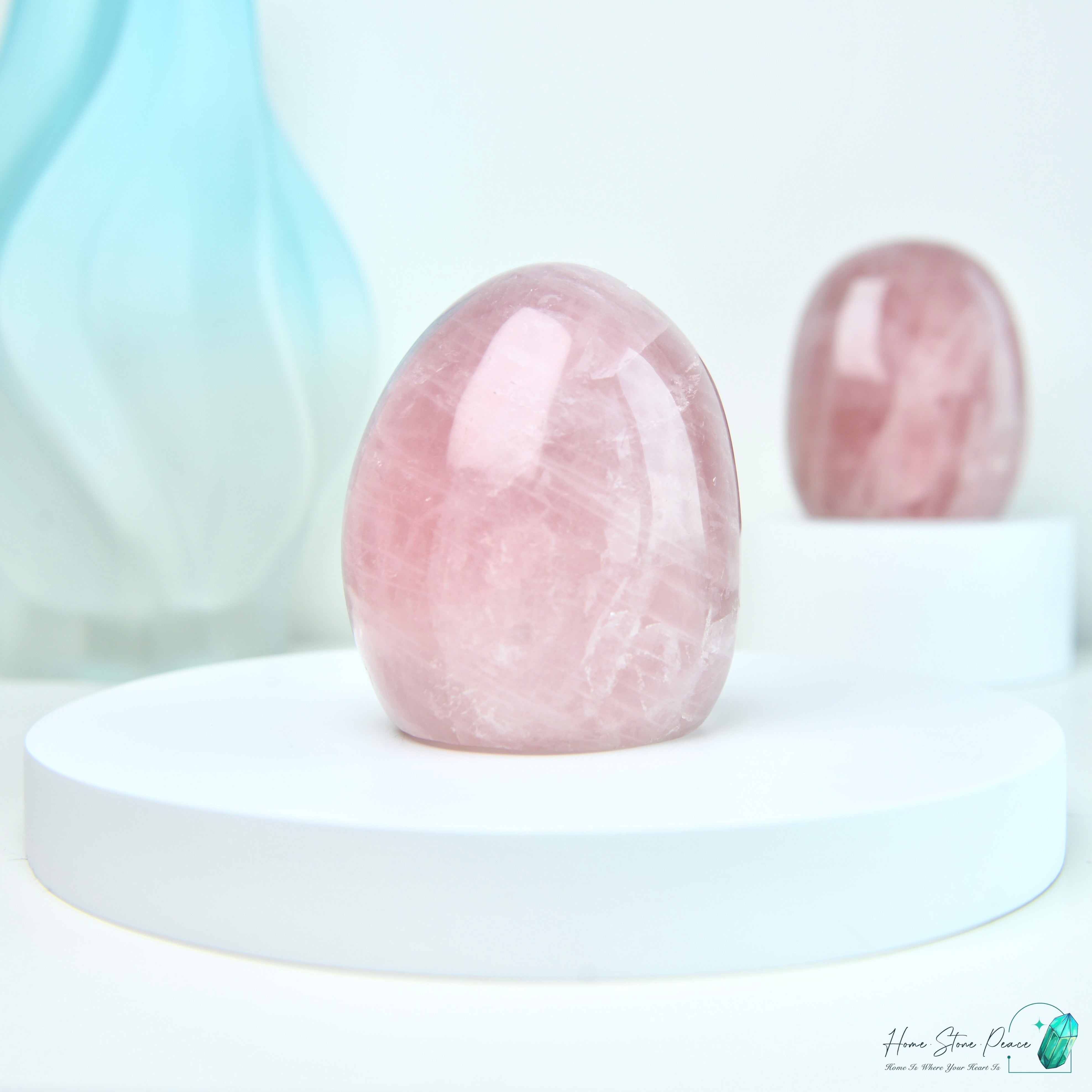 Madagascar Rose Quartz Free Form 馬達加斯加粉晶隨形