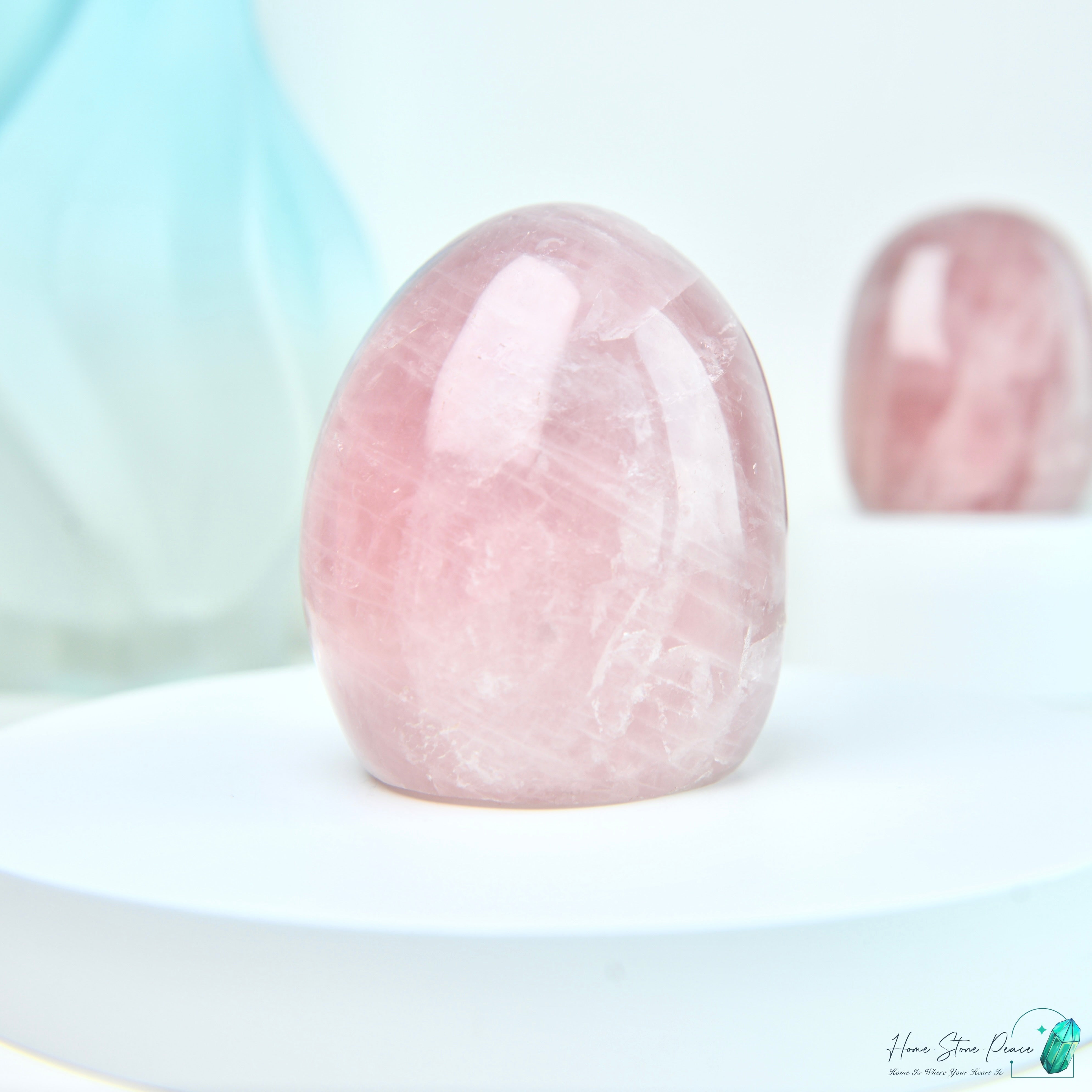 Madagascar Rose Quartz Free Form 馬達加斯加粉晶隨形