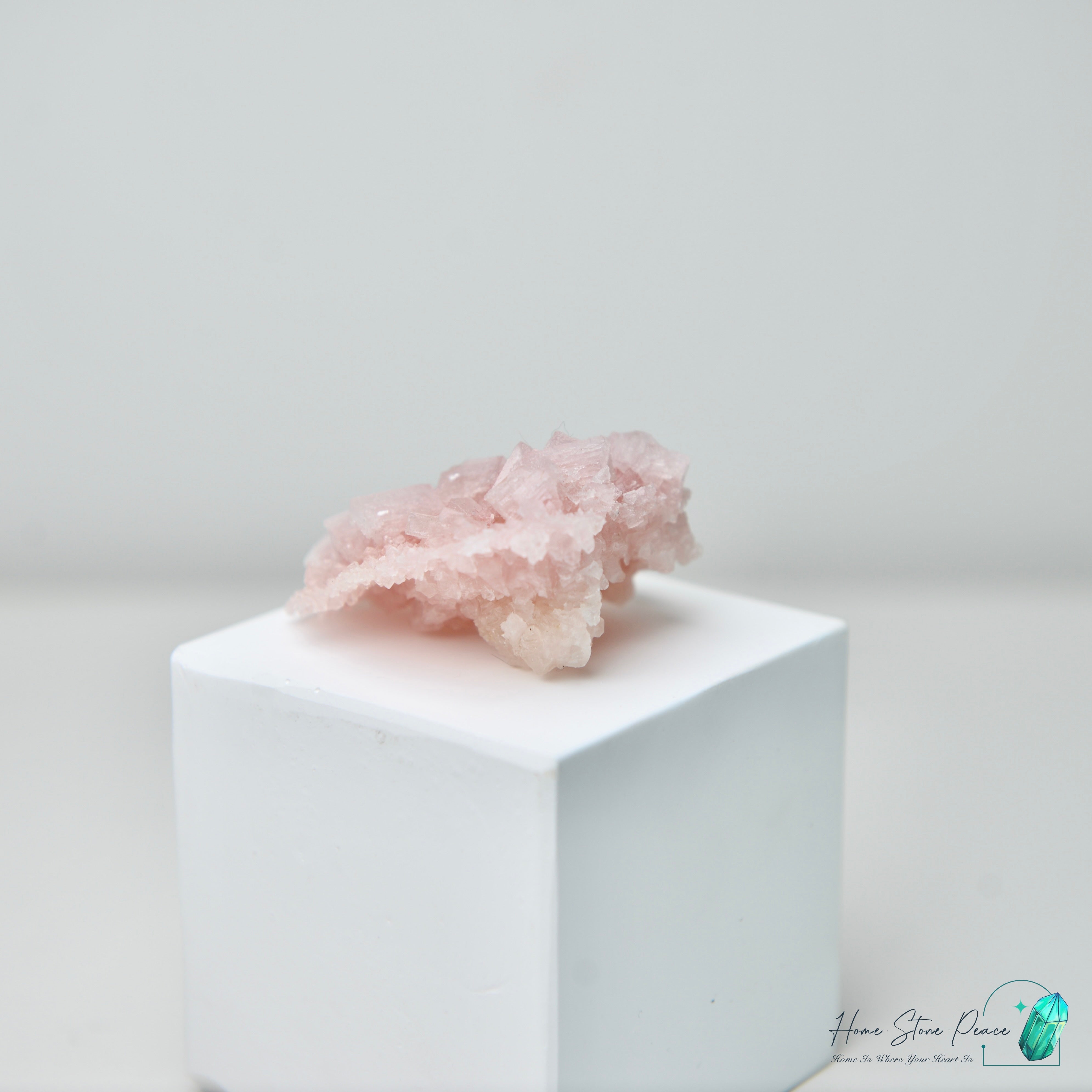 塞爾斯湖粉紅鹽礦 Natural Searles Lake Pink Halite