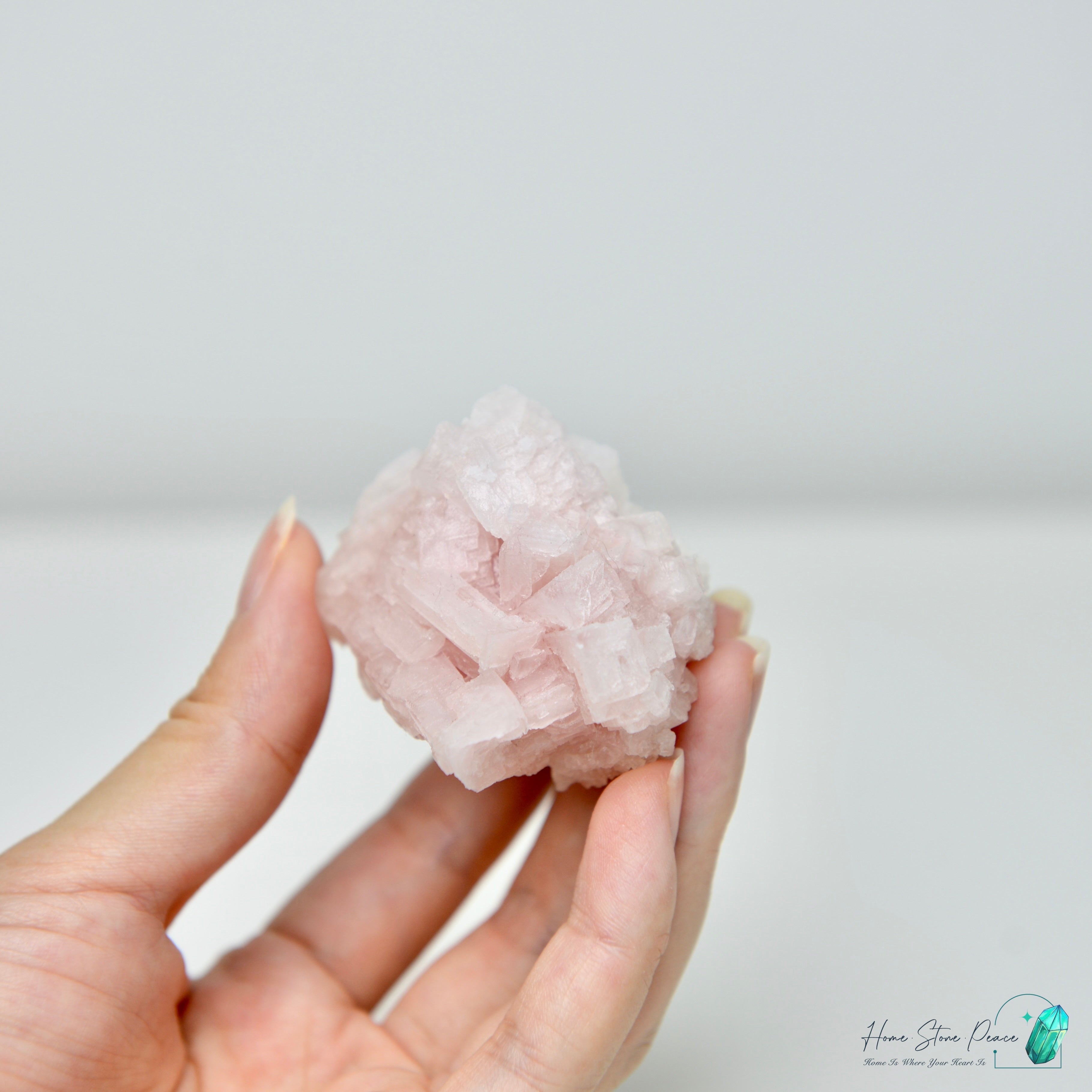 Natural Searles Lake Pink Halite 塞爾斯湖粉紅鹽礦