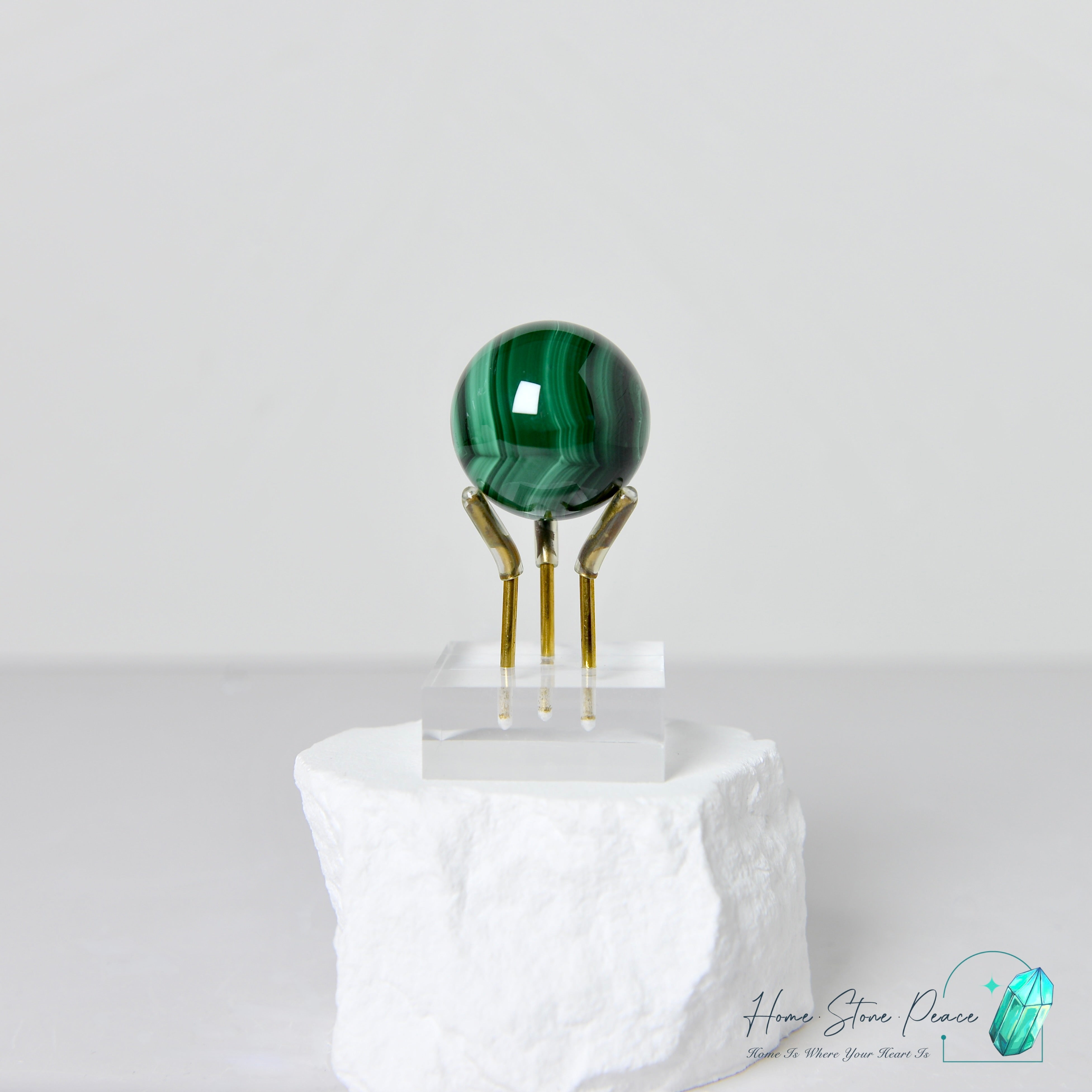 孔雀石石球 Malachite Sphere