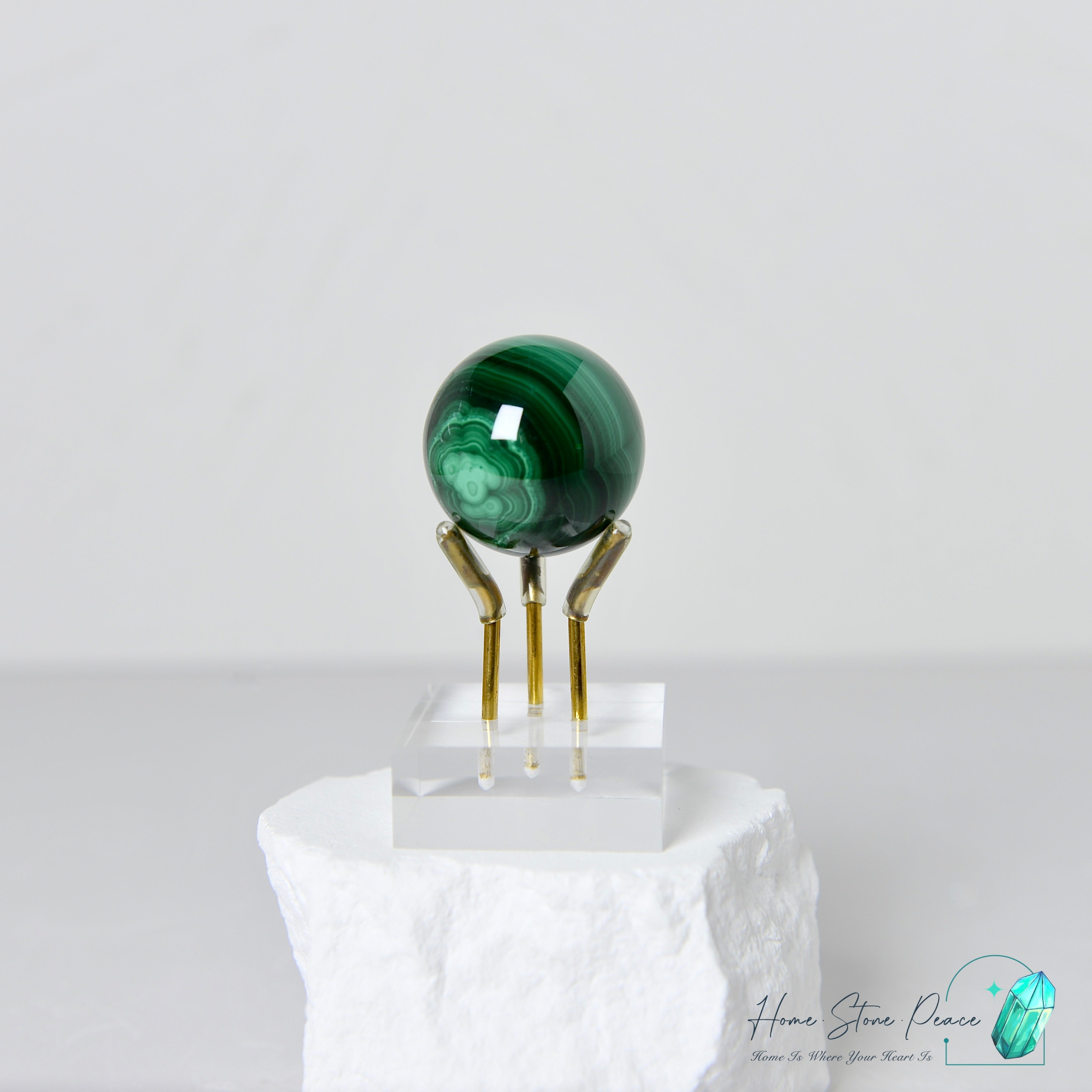 孔雀石石球 Malachite Sphere