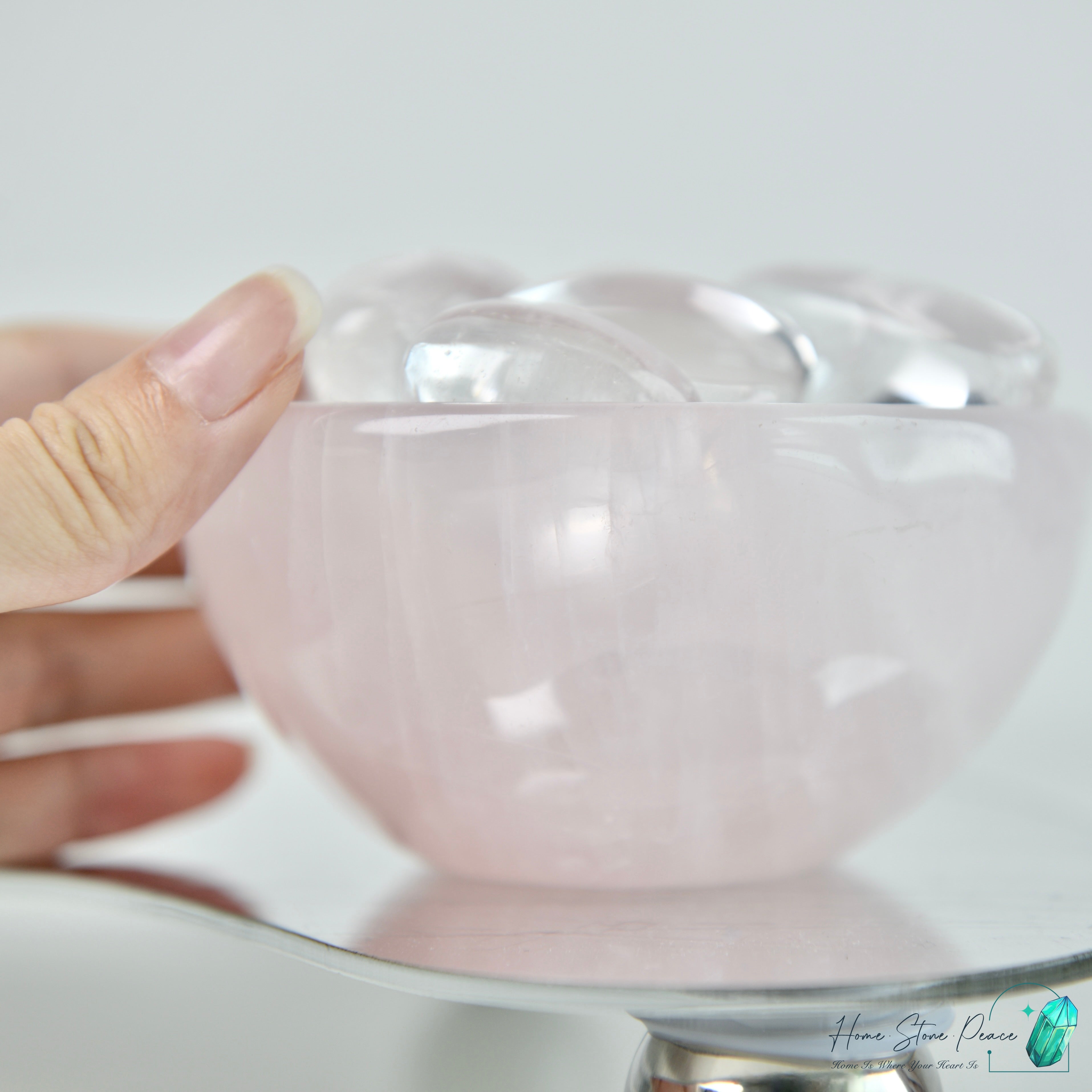 Rose Quartz Bowl 粉紅水晶碗