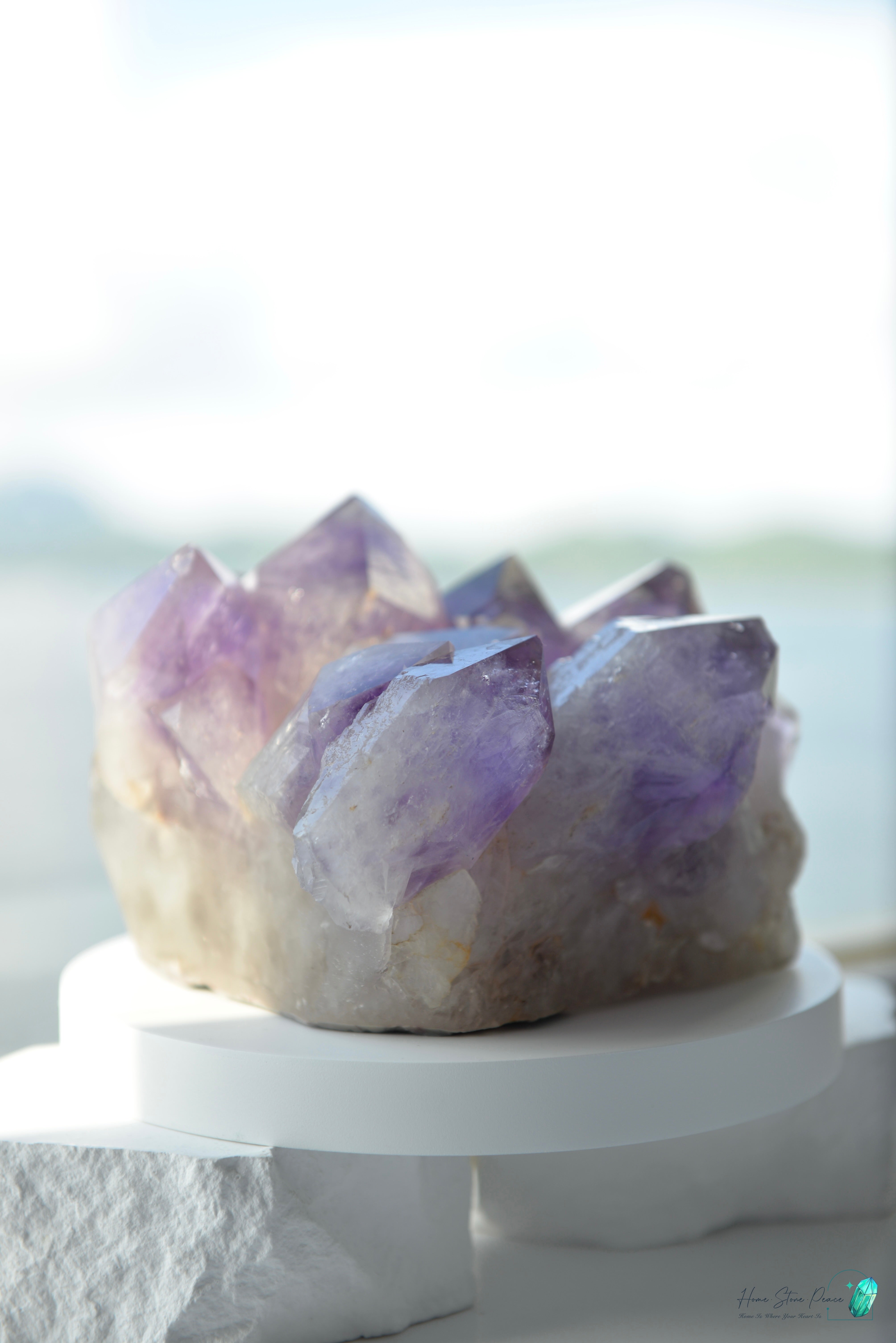 玻利維亞紫水晶簇 (大型）Natural Bolivian Amethyst Cluster (Large)