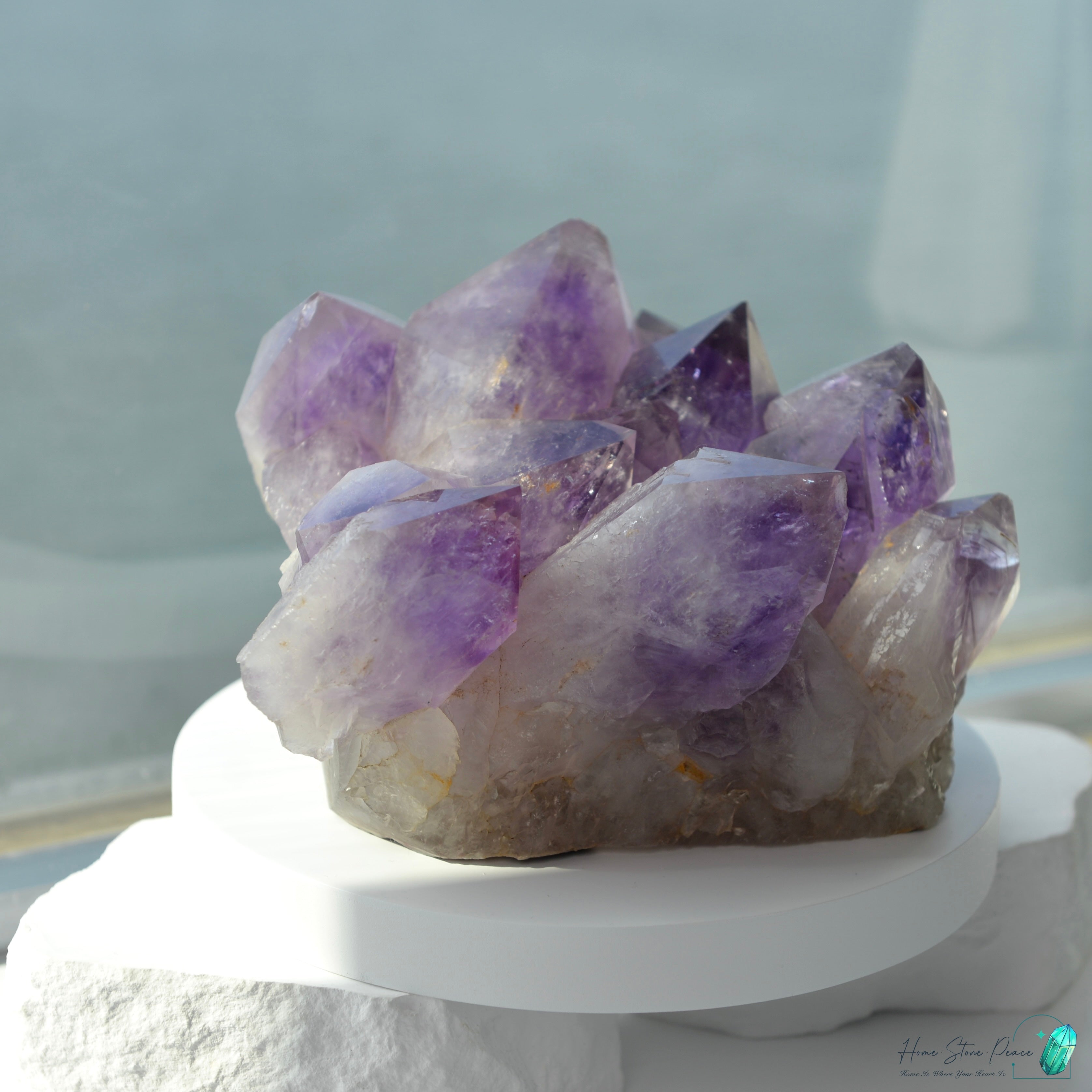 玻利維亞紫水晶簇 (大型）Natural Bolivian Amethyst Cluster (Large)