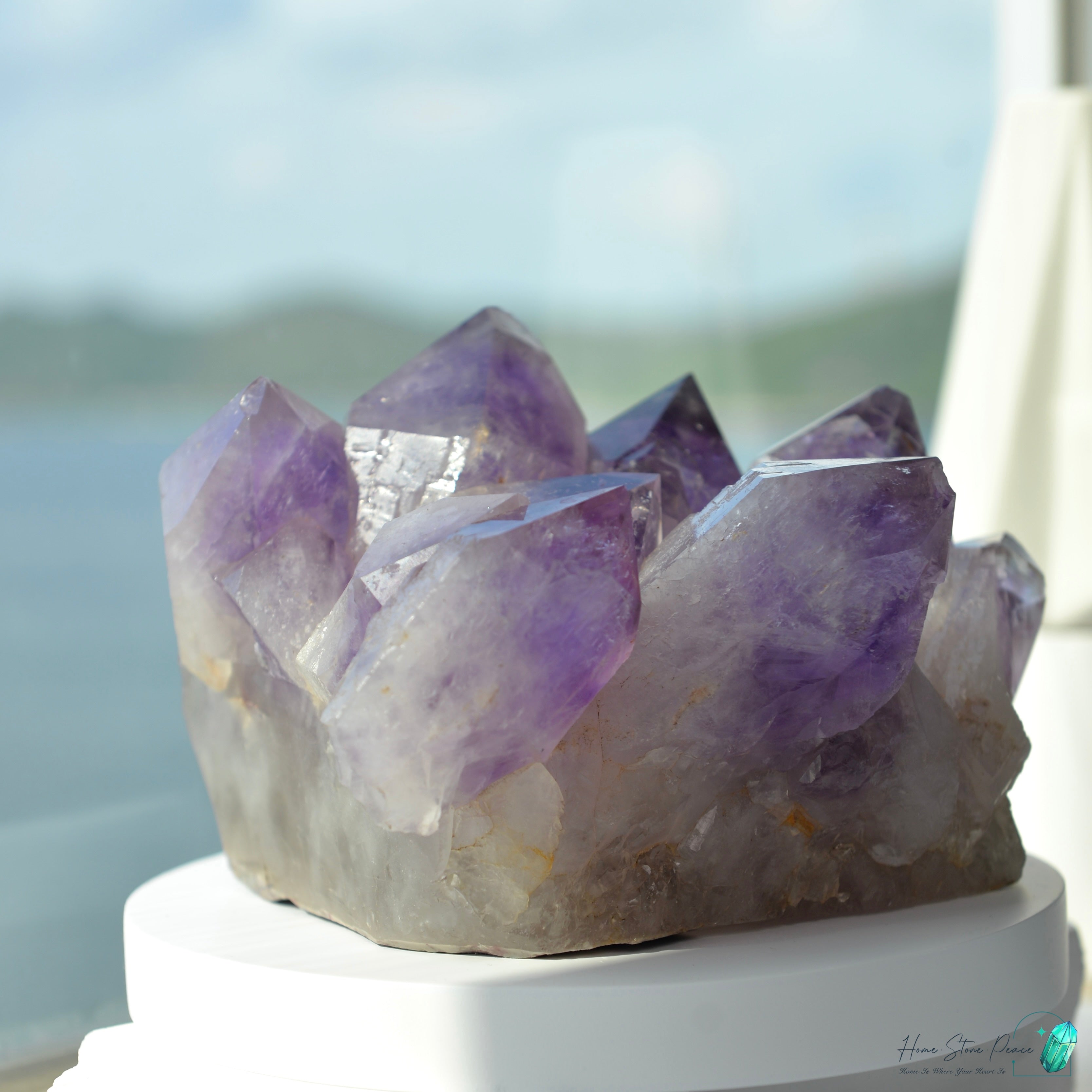 玻利維亞紫水晶簇 (大型）Natural Bolivian Amethyst Cluster (Large)