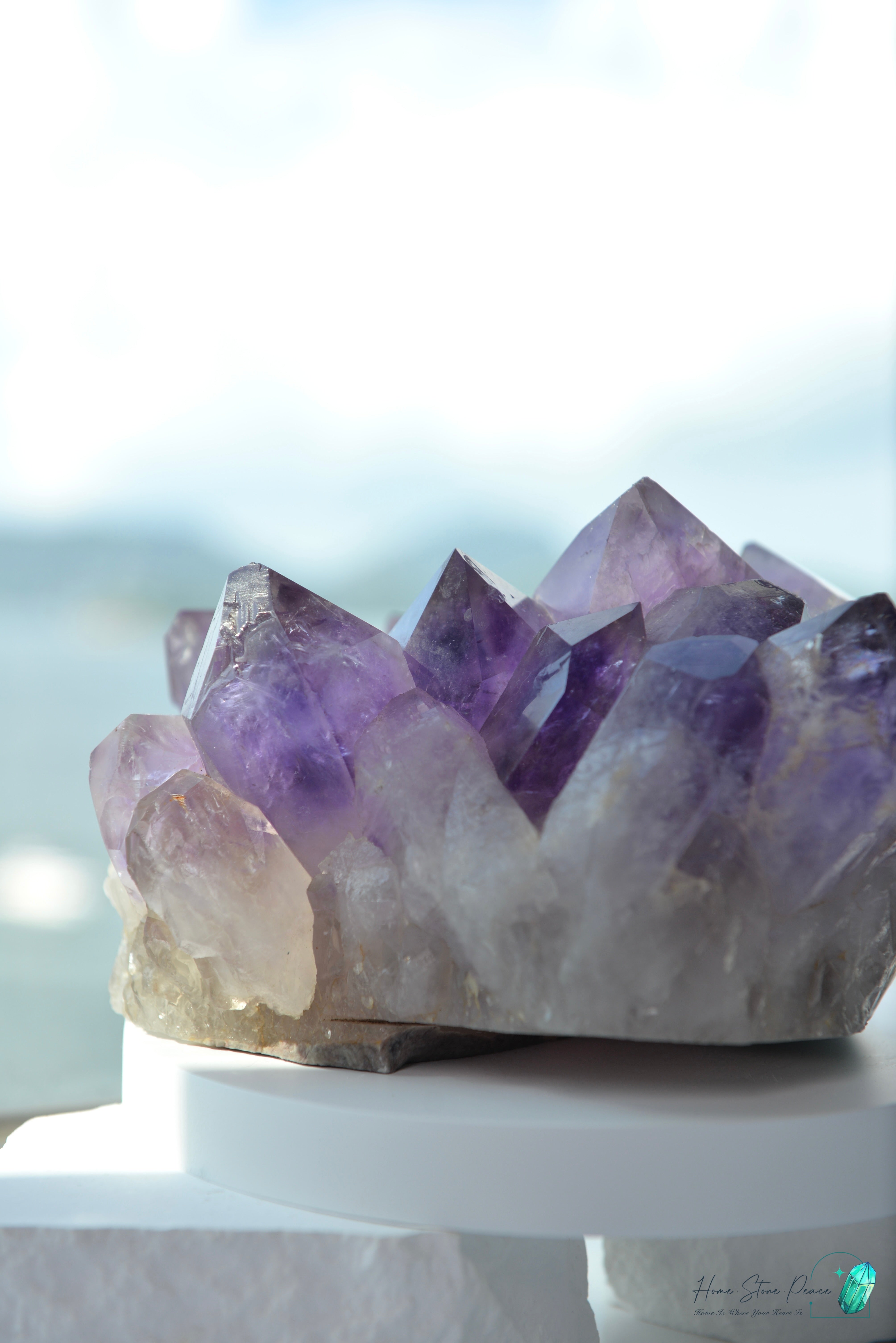 玻利維亞紫水晶簇 (大型）Natural Bolivian Amethyst Cluster (Large)