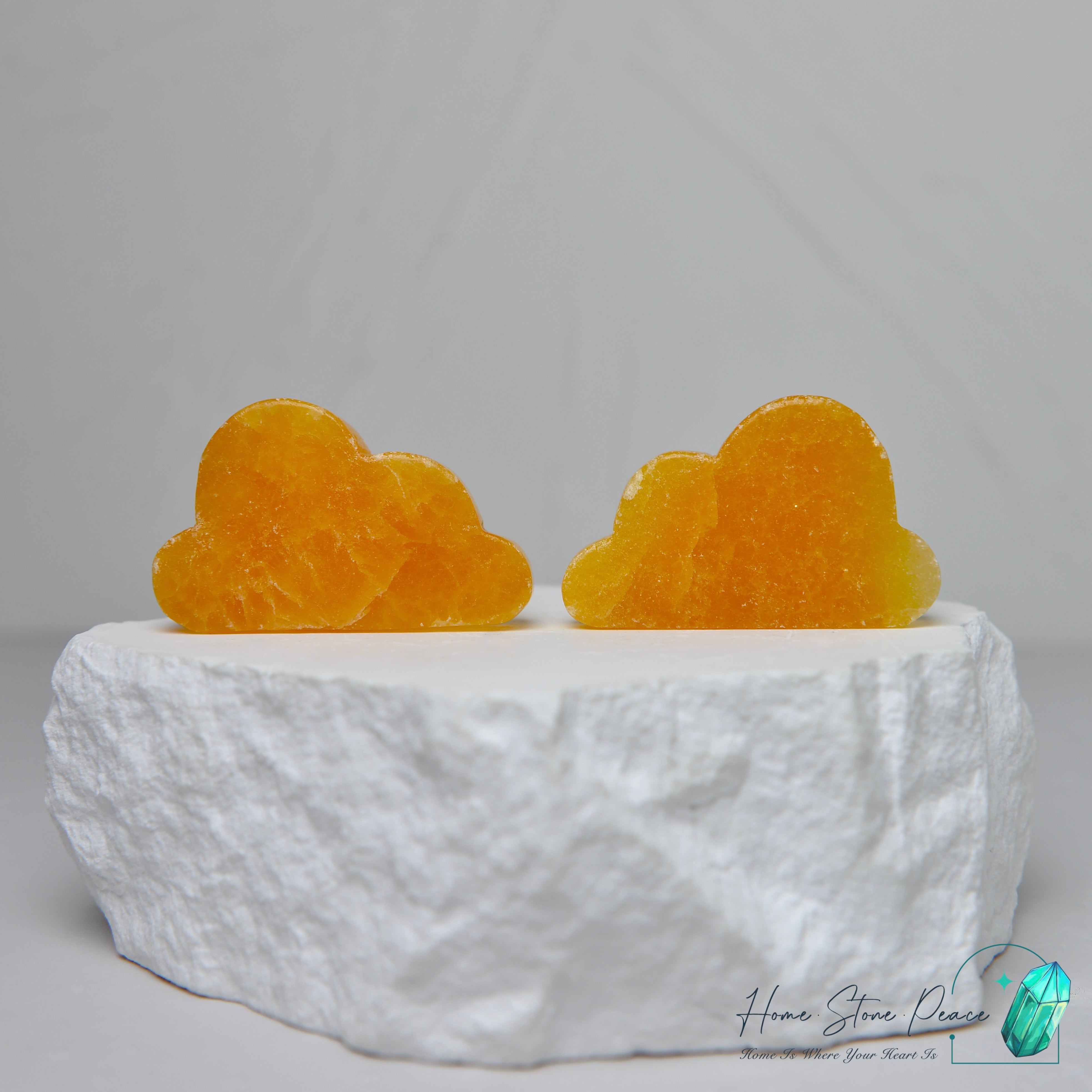 Orange Calcite Cloud 橙色方解石雲朵
