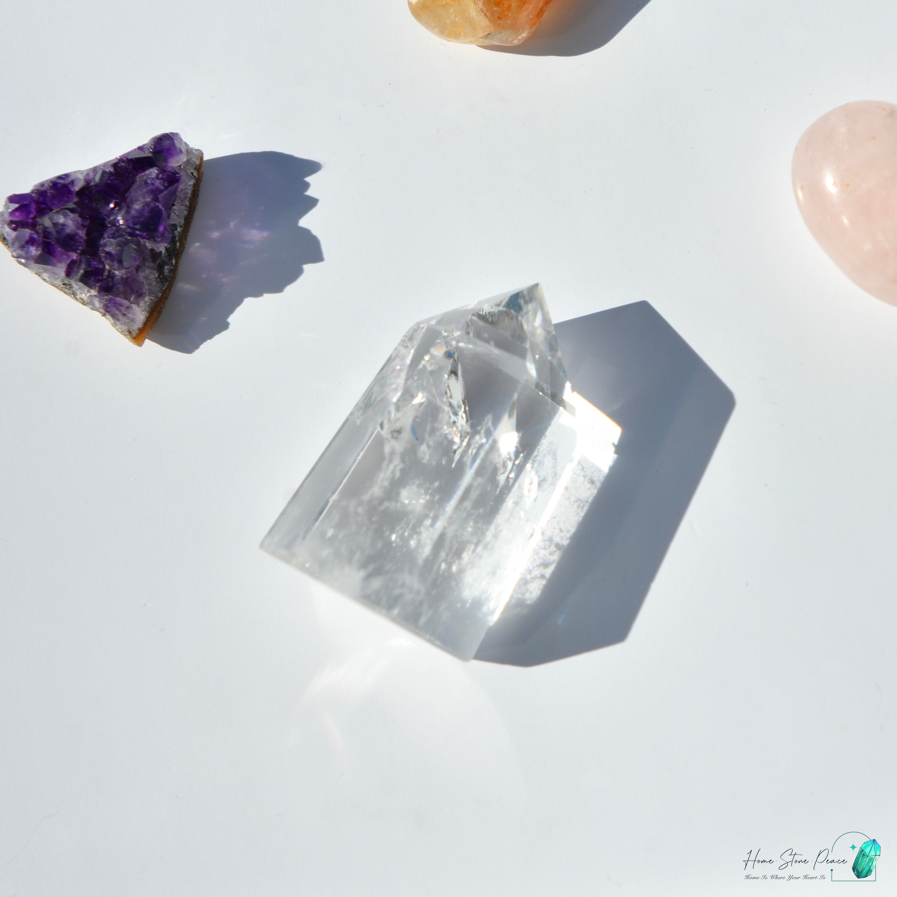 Clear Quartz Tower 白水晶小柱