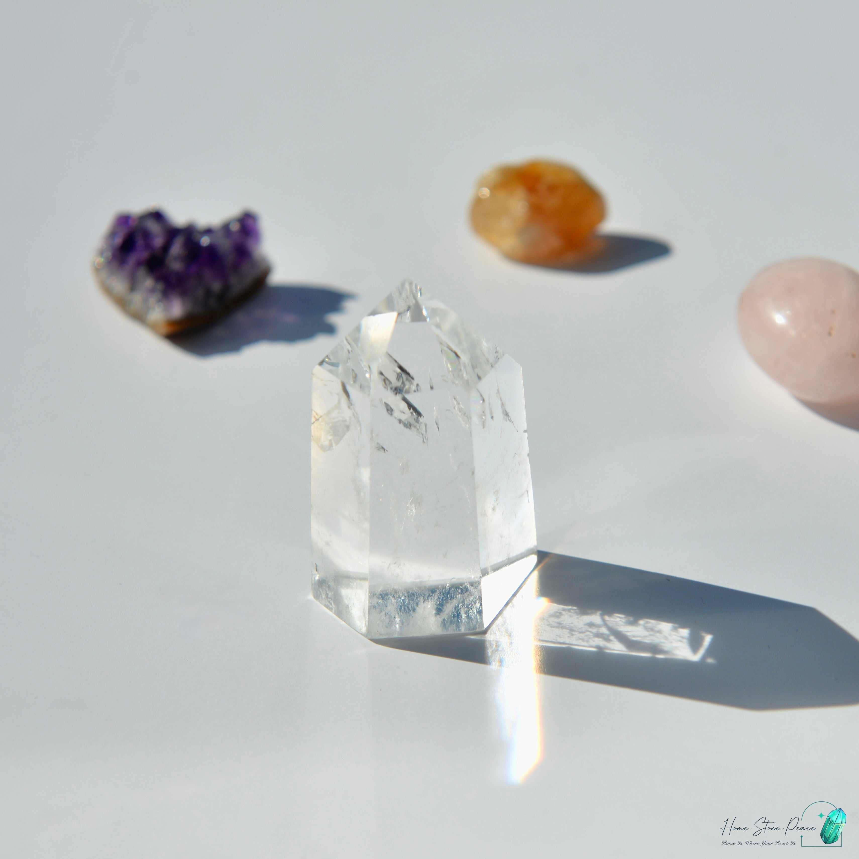 Clear Quartz Tower 白水晶小柱