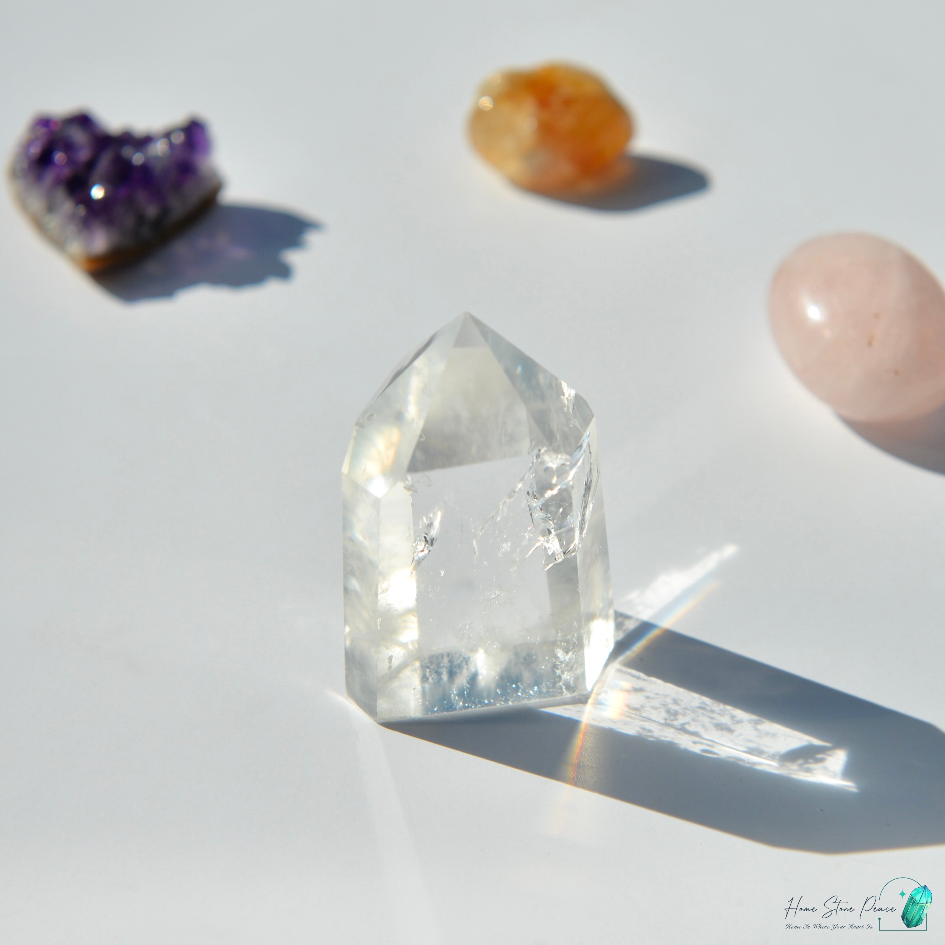 Clear Quartz Tower 白水晶小柱